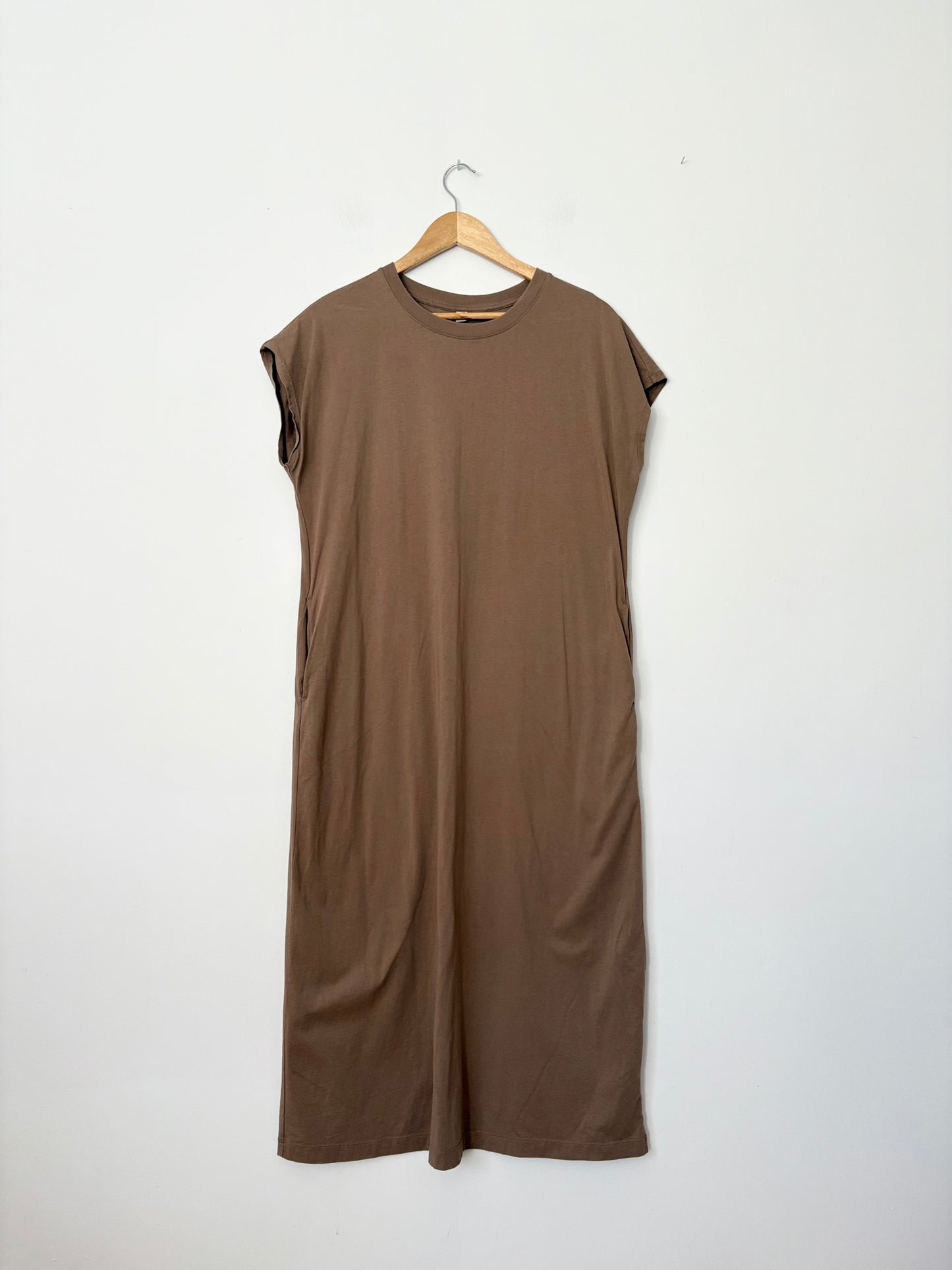 Uniqlo mercerized cotton sleeveless dress Large