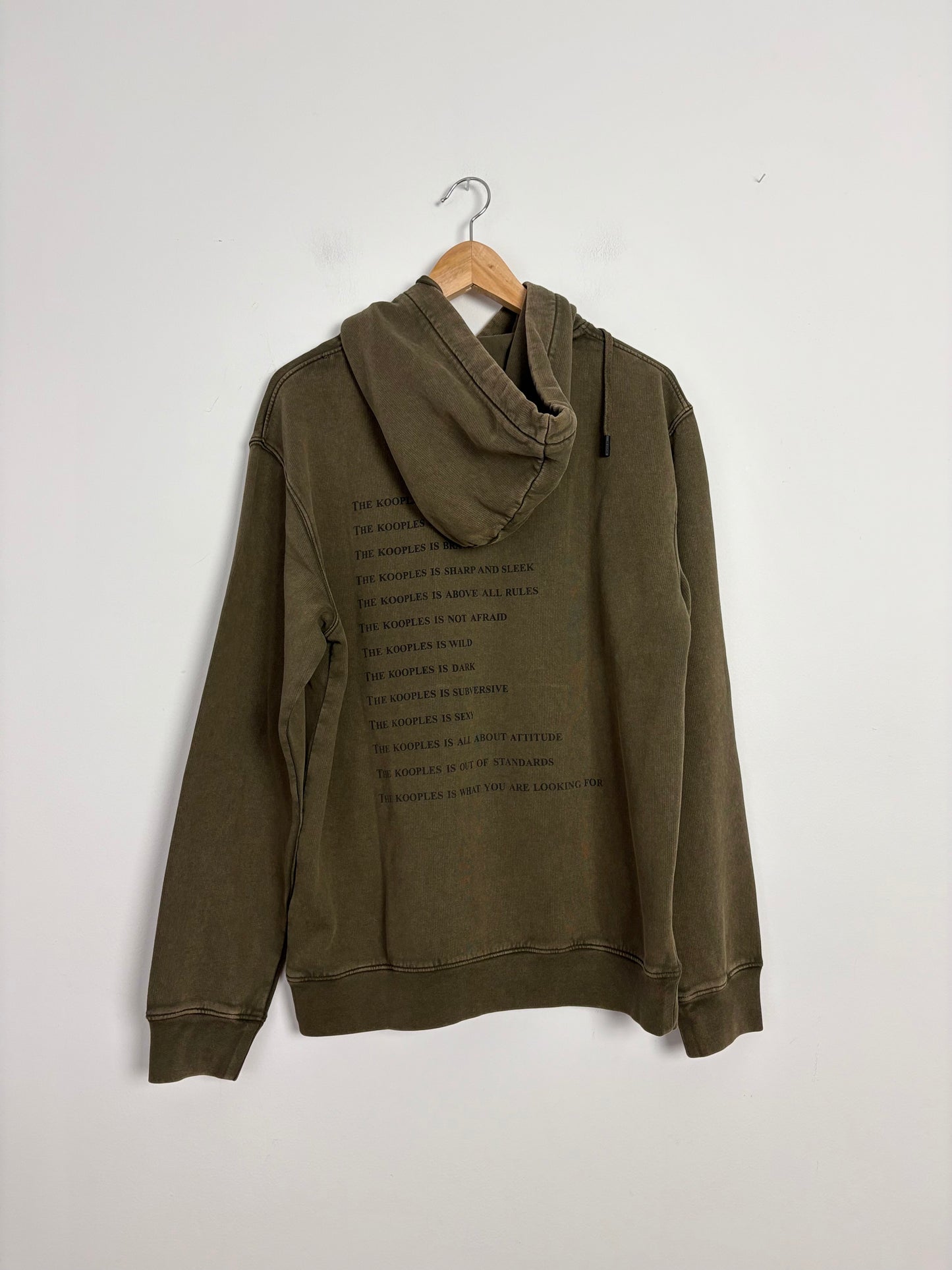 The kooples vintage wash hoodie M/L