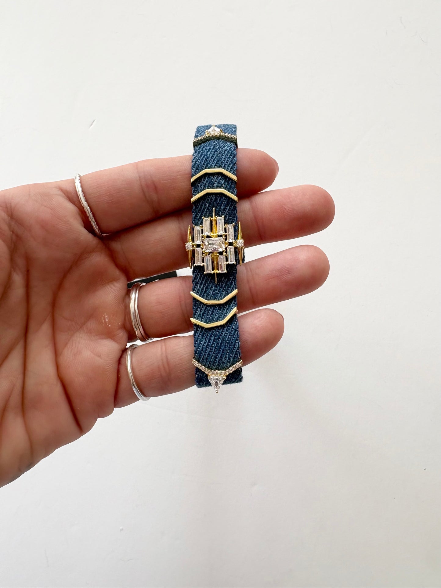 Noir NYC Garland denim choker