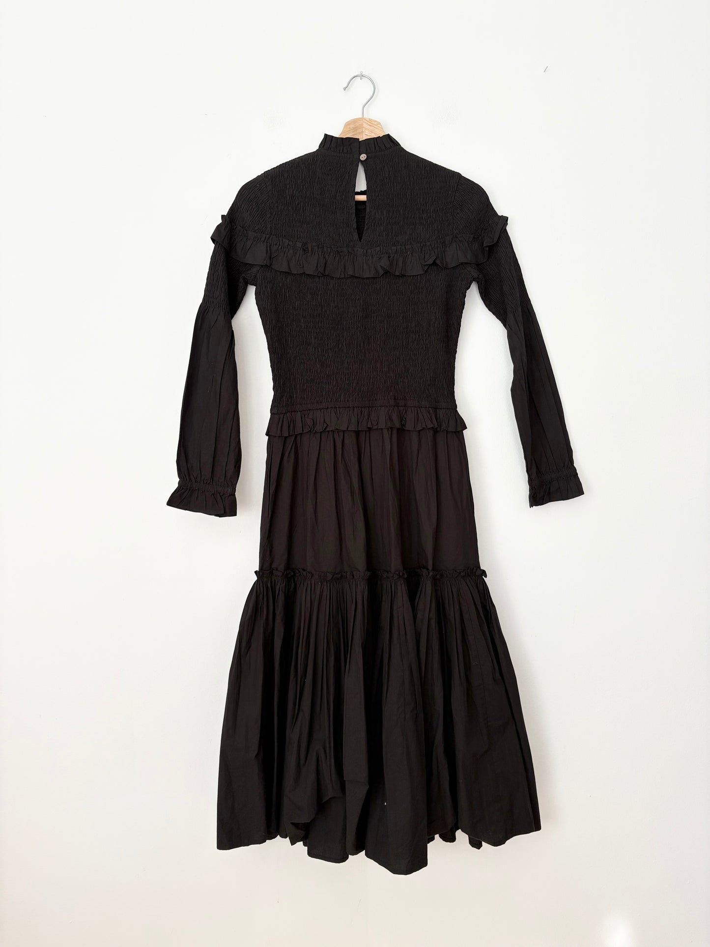 Banjanan Bertha smocked midi dress Small