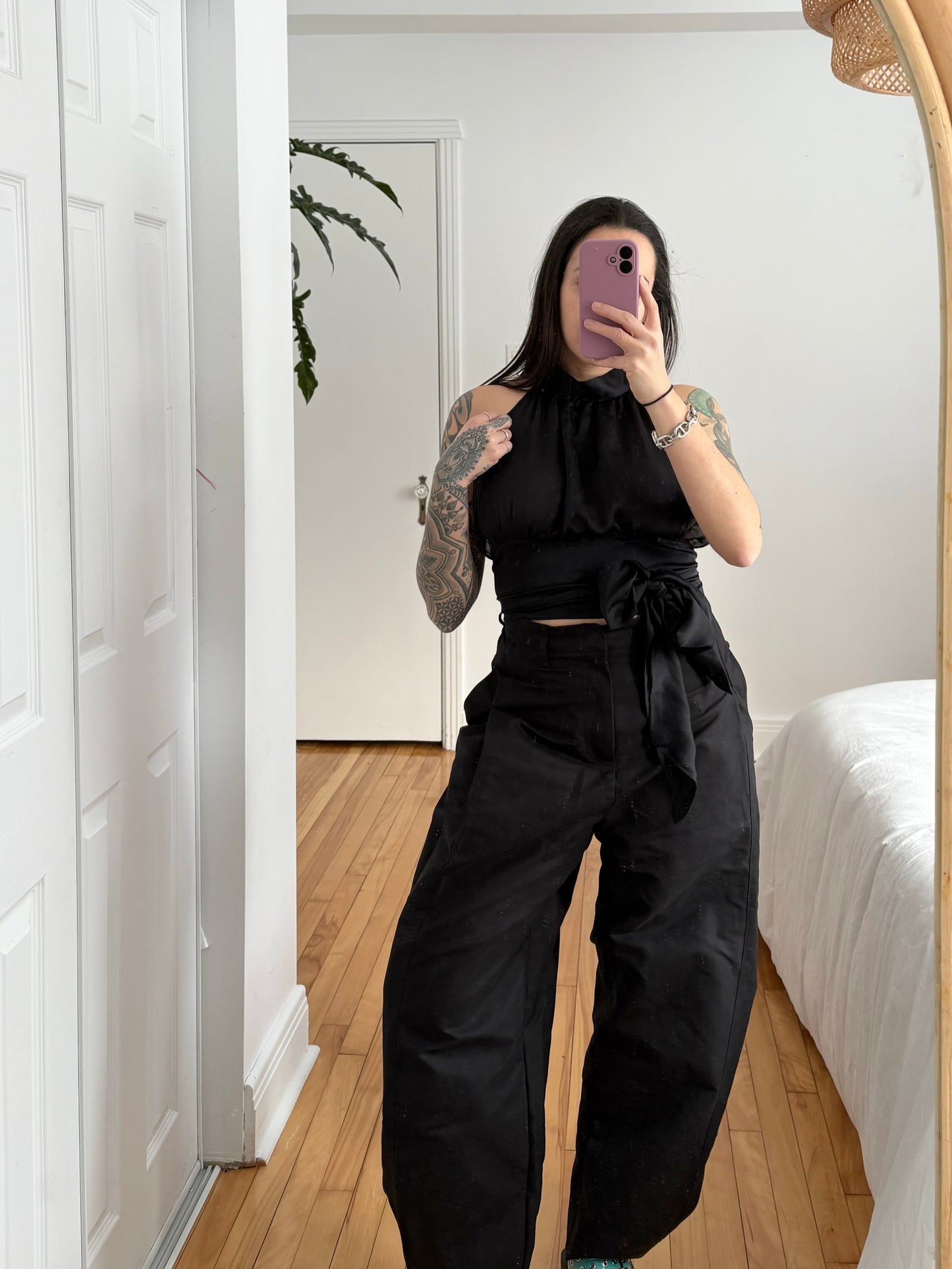 Haut licou en soie Dana Foley Taille unique