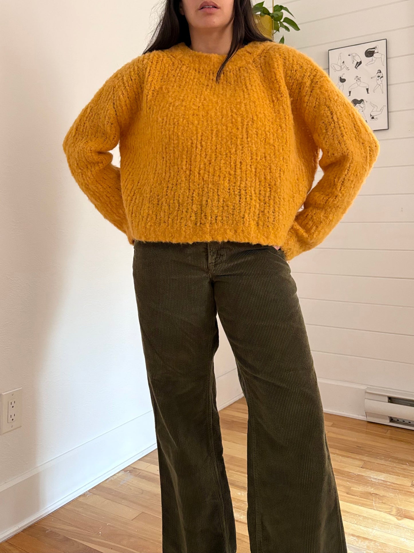 Roberto Collina brushed wool blend sweater M/L