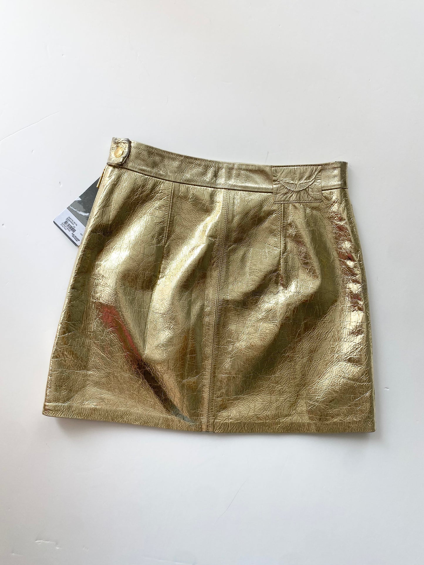 Mini-jupe en cuir véritable Zadig &Voltaire W26