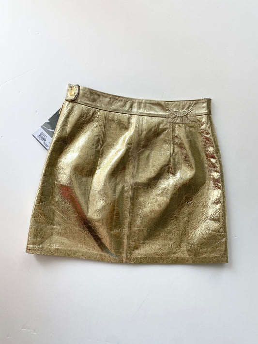 Mini-jupe en cuir véritable Zadig &Voltaire W26