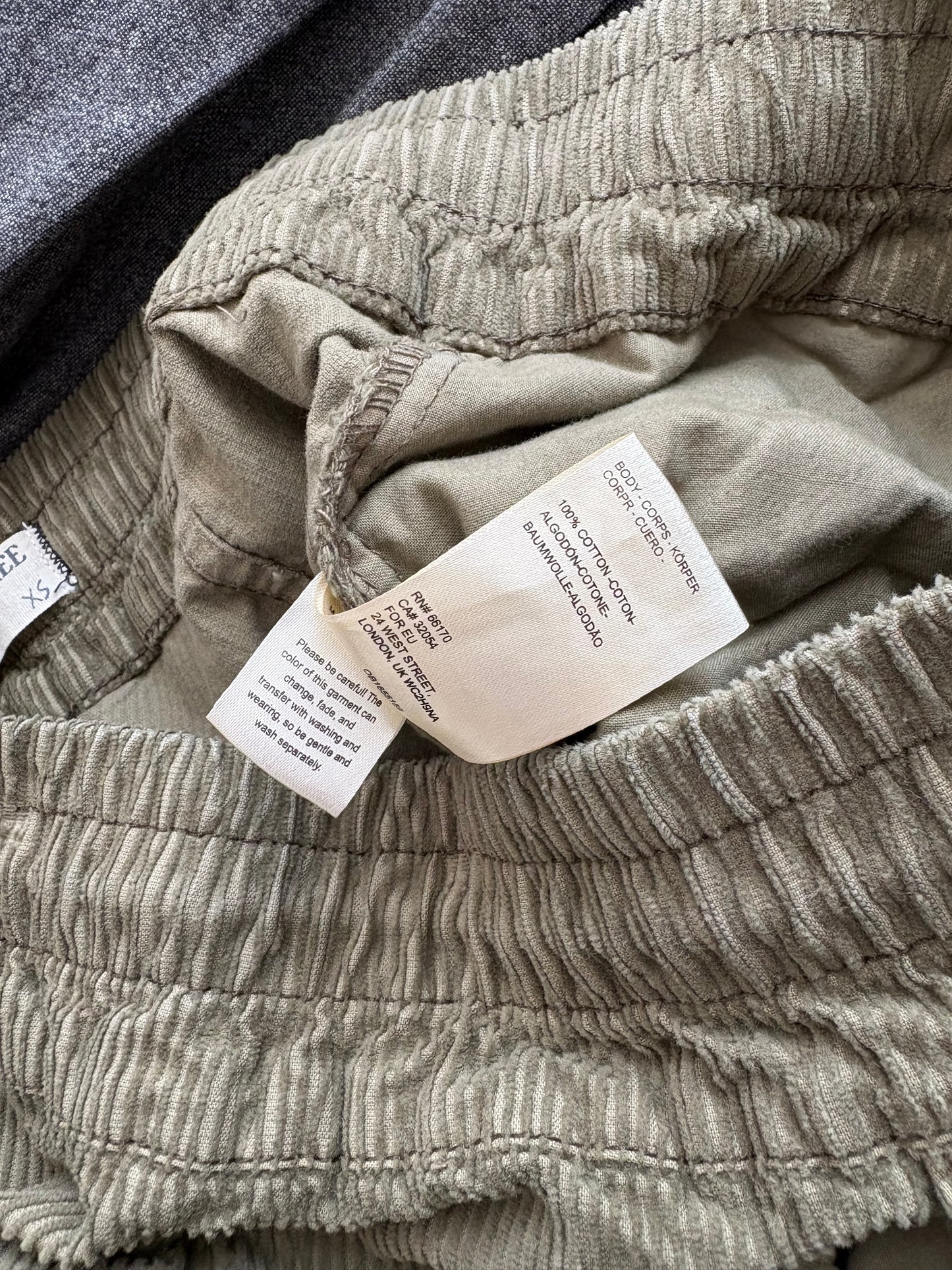 Jean en velours côtelé Free People Modern Love à enfiler, taille XS/S