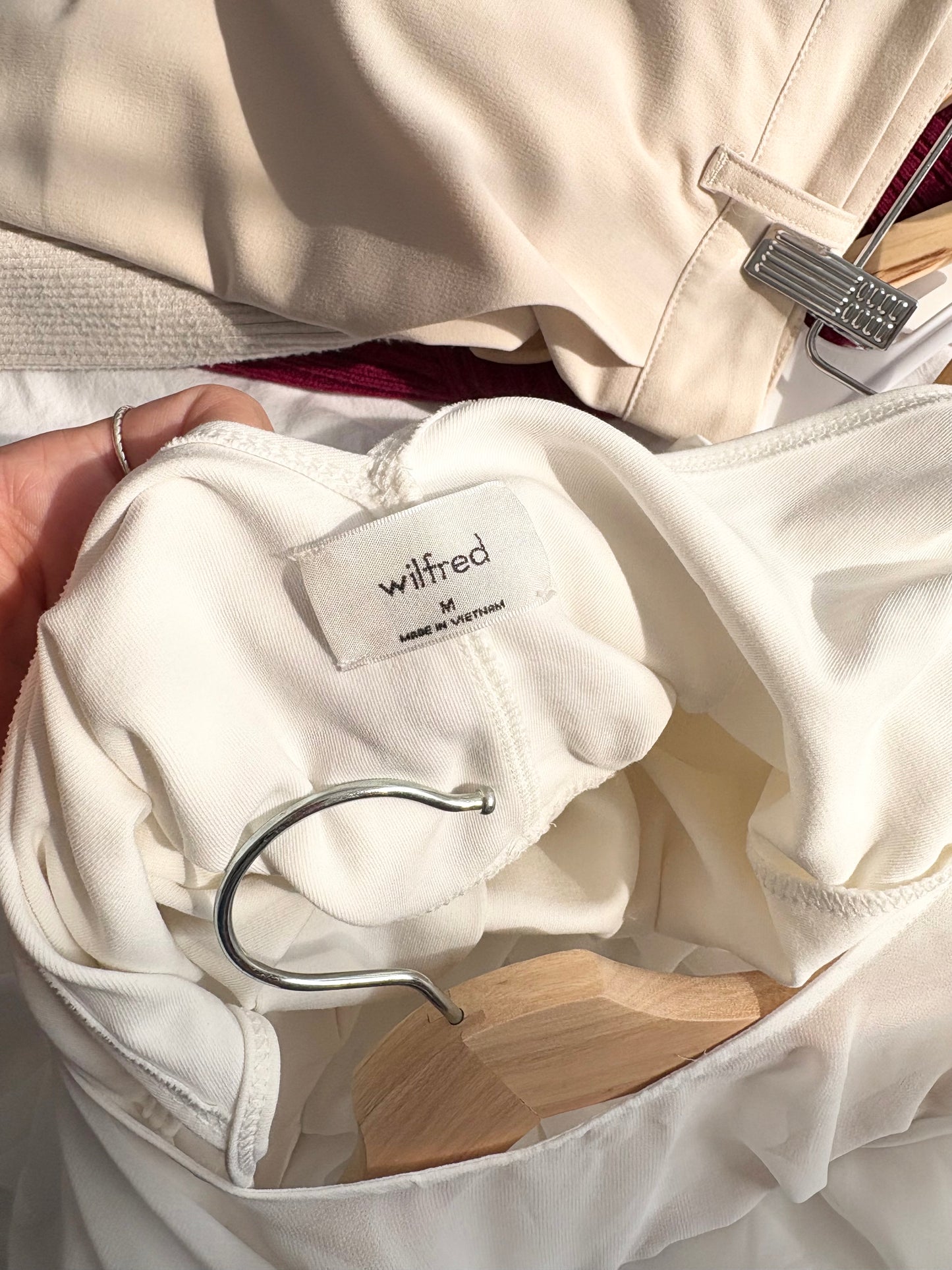 Wilfred talmont chiffon bodysuit Medium