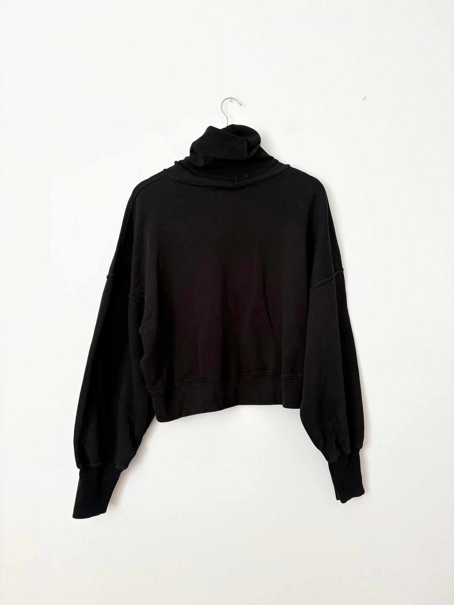 Agolde balloon sleeve turtleneck sweatshirt S/M