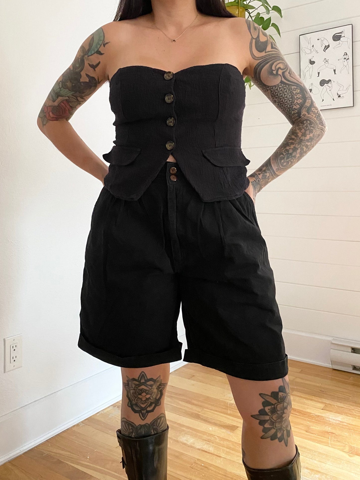 Bermuda noir vintage W31