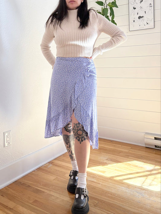 Jupe midi fleurie à volants Rails Nova M/L