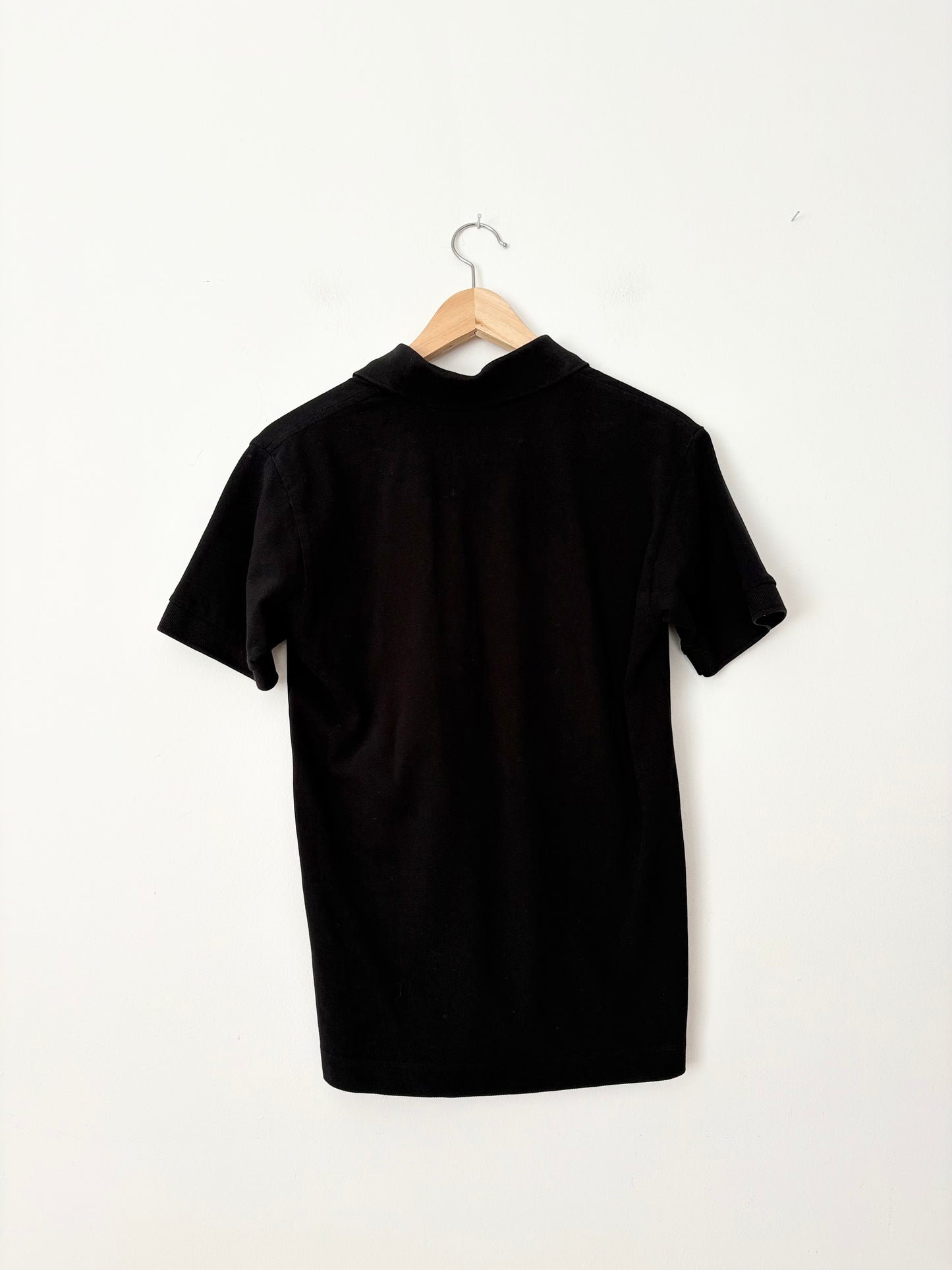 Études black patch polo shirt XS/S