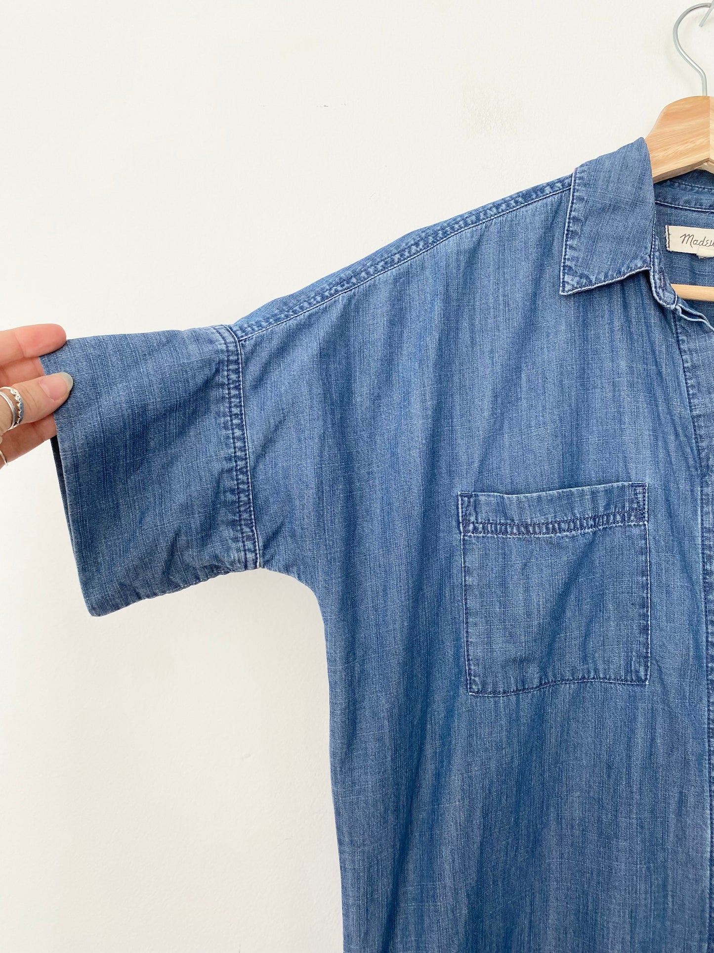 Robe carrée en chambray Madewell Small