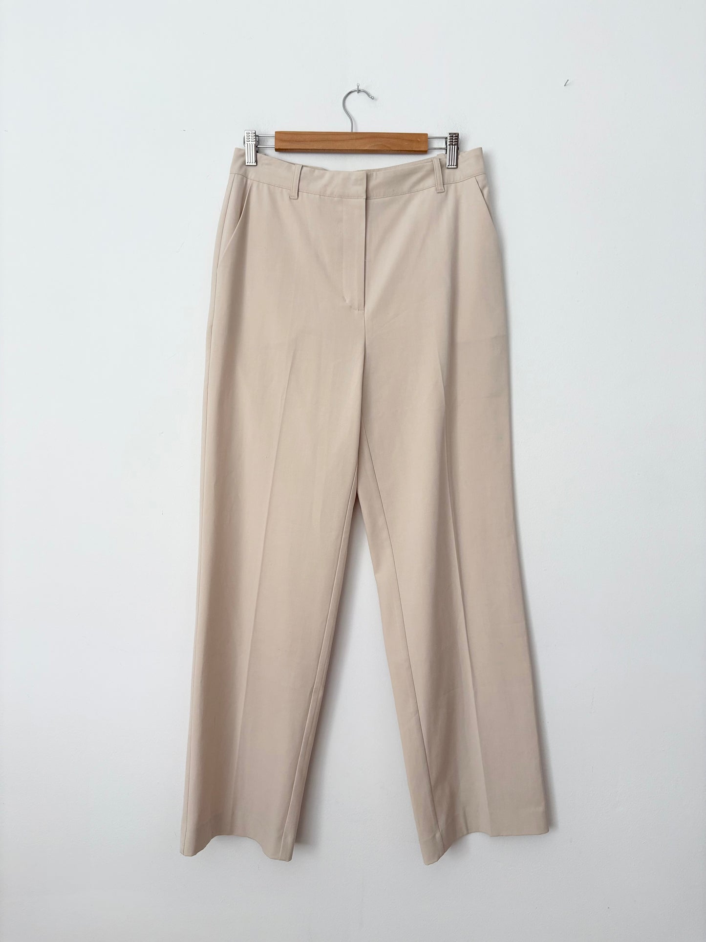 Oak + Fort beige suiting pants Medium