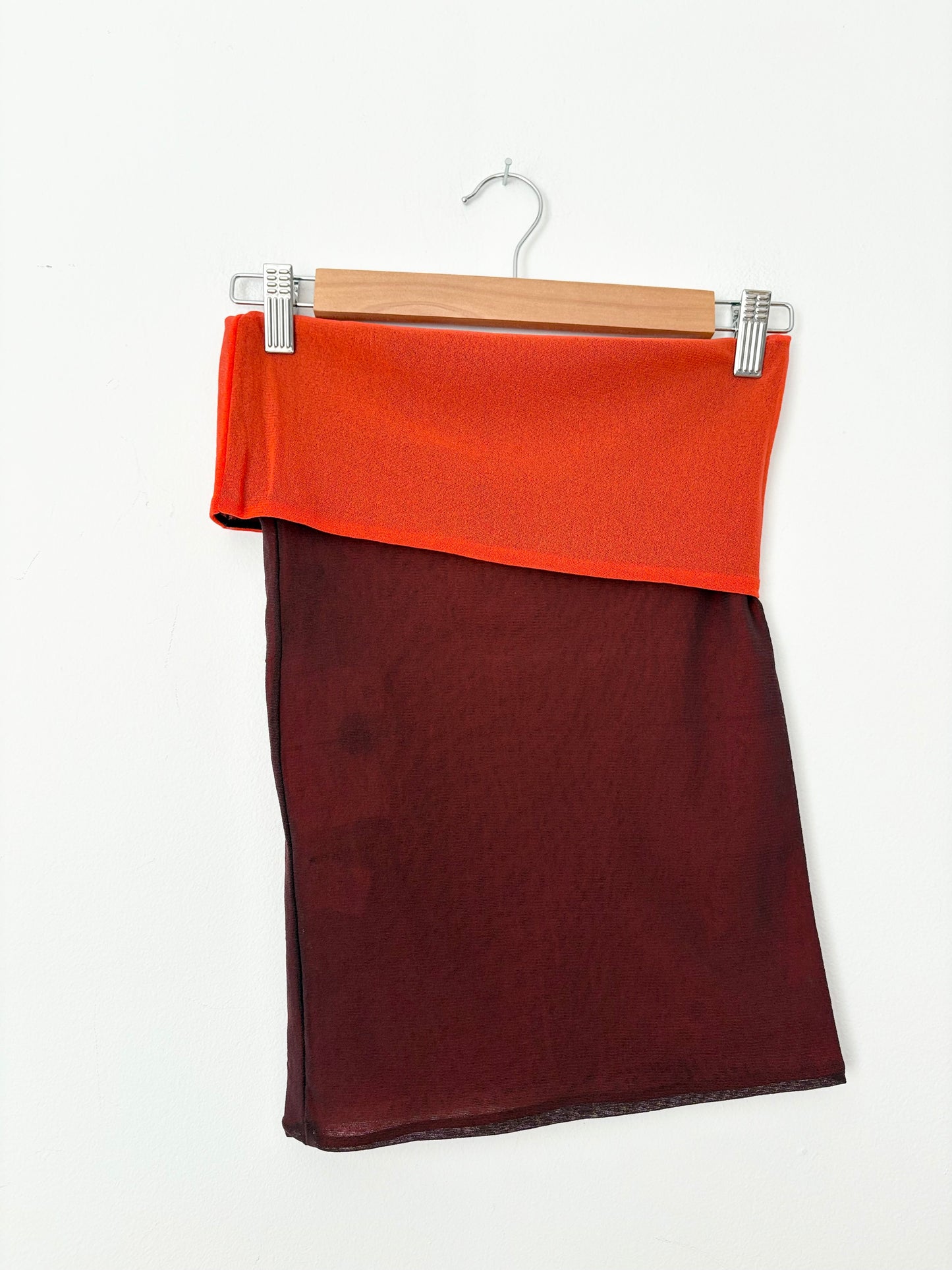Marina Moscone Twist tube top S-L