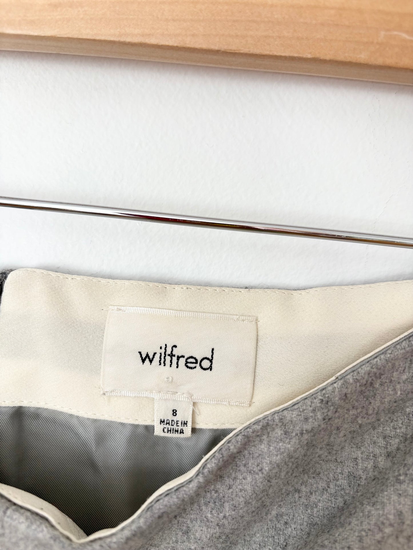 Jupe Essone en laine mélangée Wilfred Medium