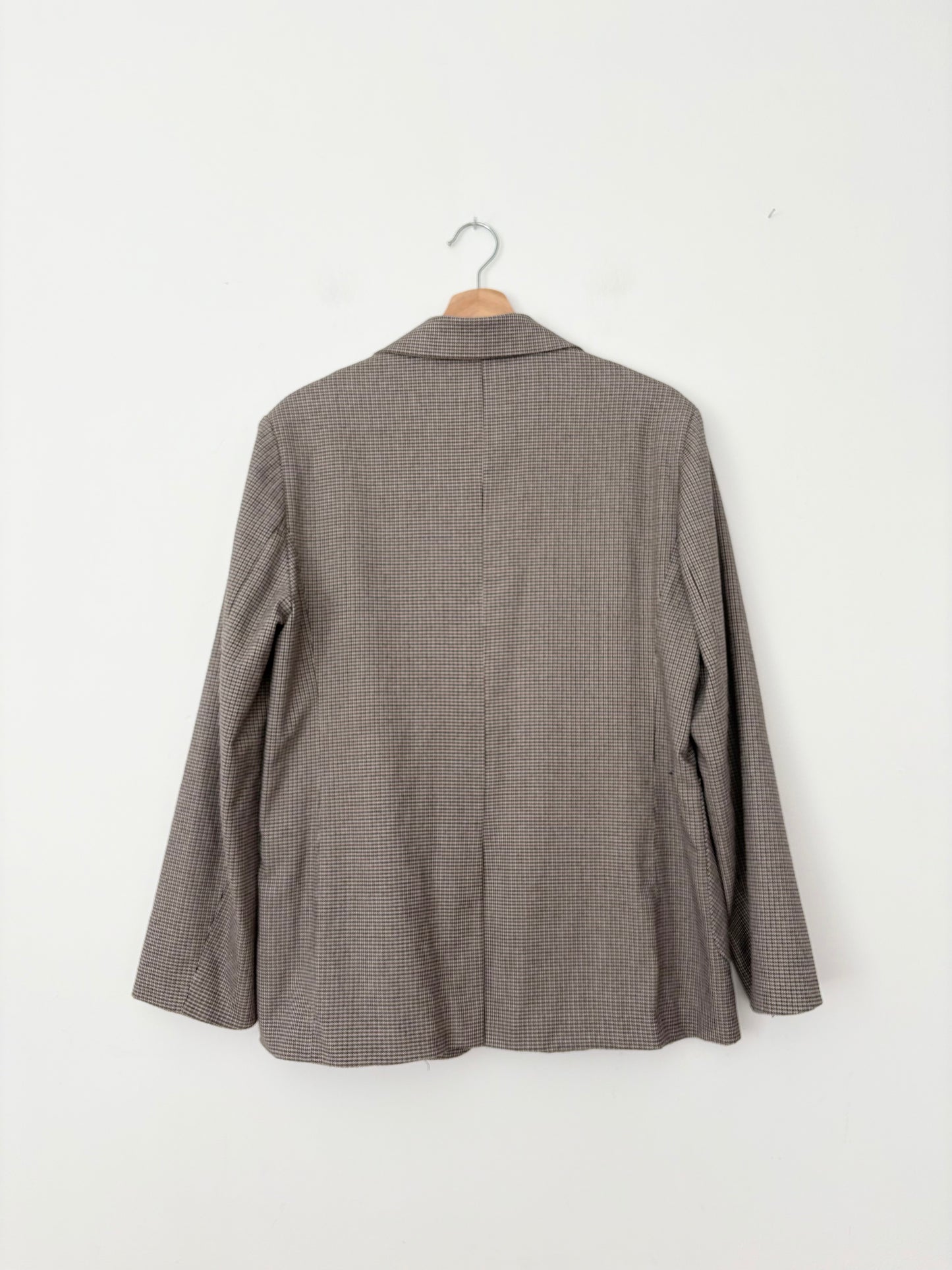 Oak + Fort oversized plaid blazer S/M