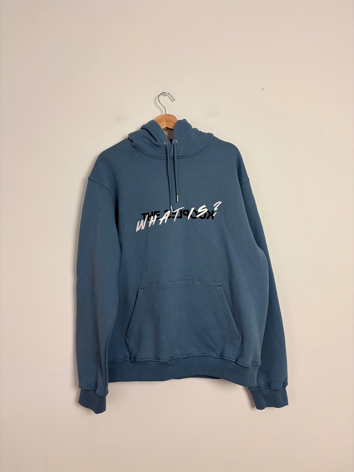The kooples blue 'what is' cotton hoodie XL