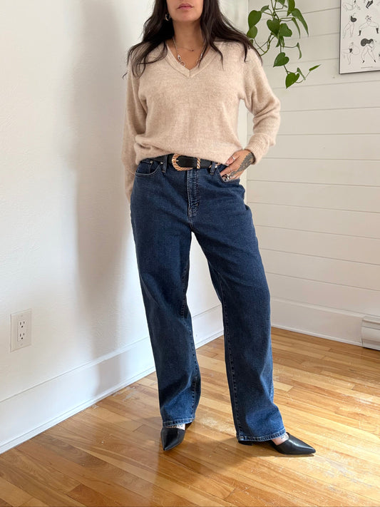 Pull en laine mélangée Selected Femme Large