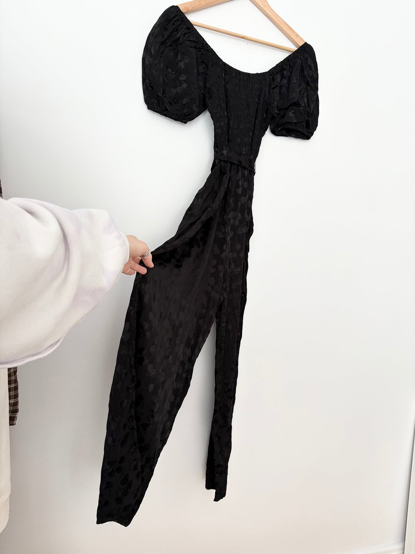 Combinaison pantalon jacquard smockée & Other Stories, taille S