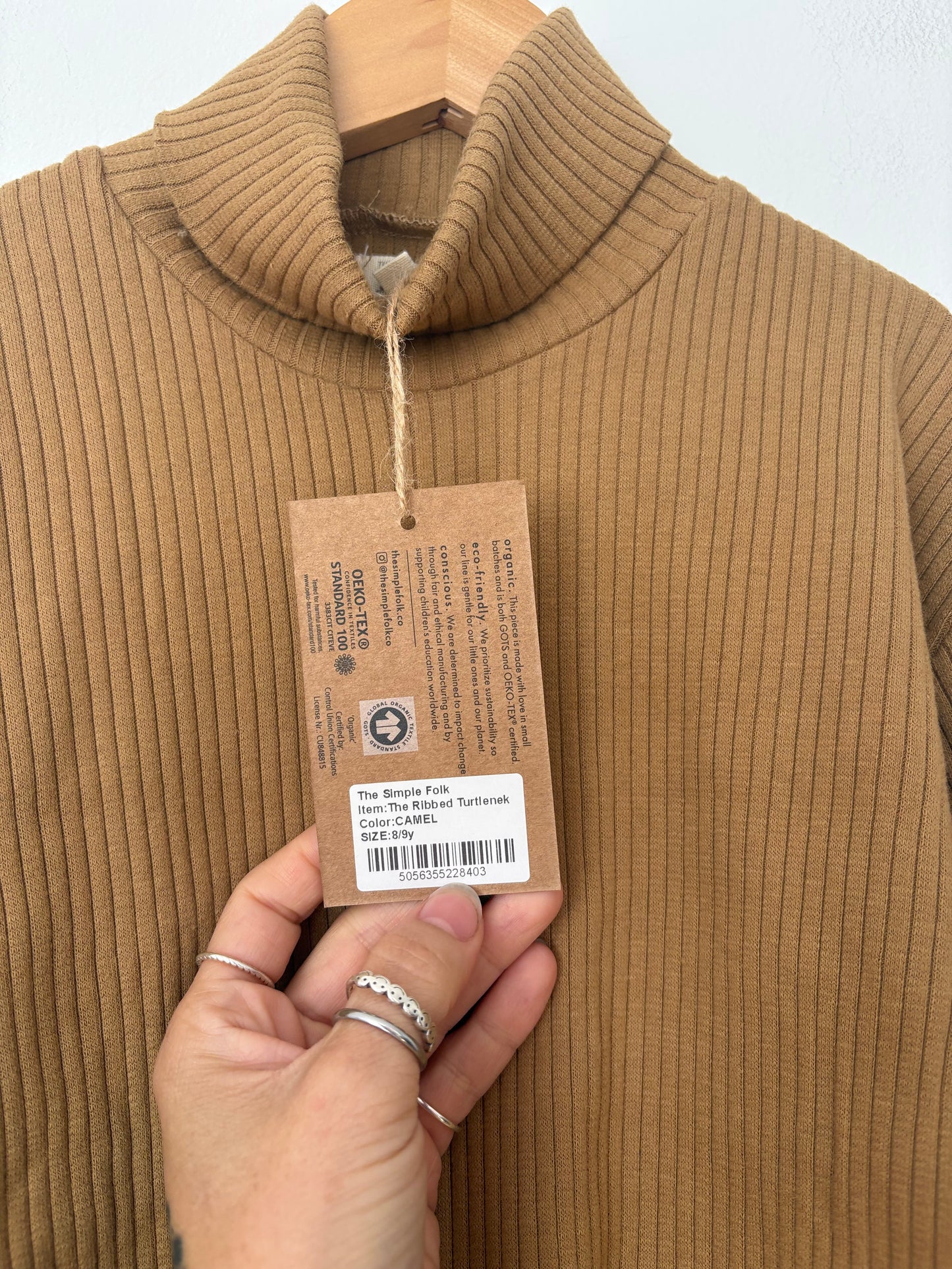 The simple folk ribbed turtleneck 8/9Y