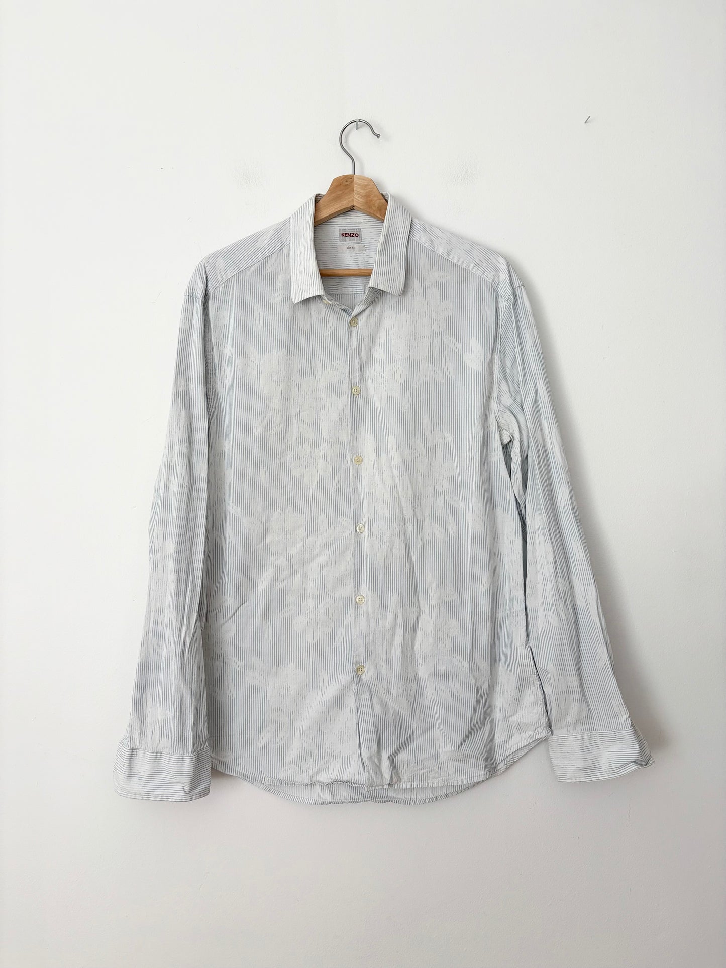 Chemise boutonnée vintage imprimée Kenzo M/L