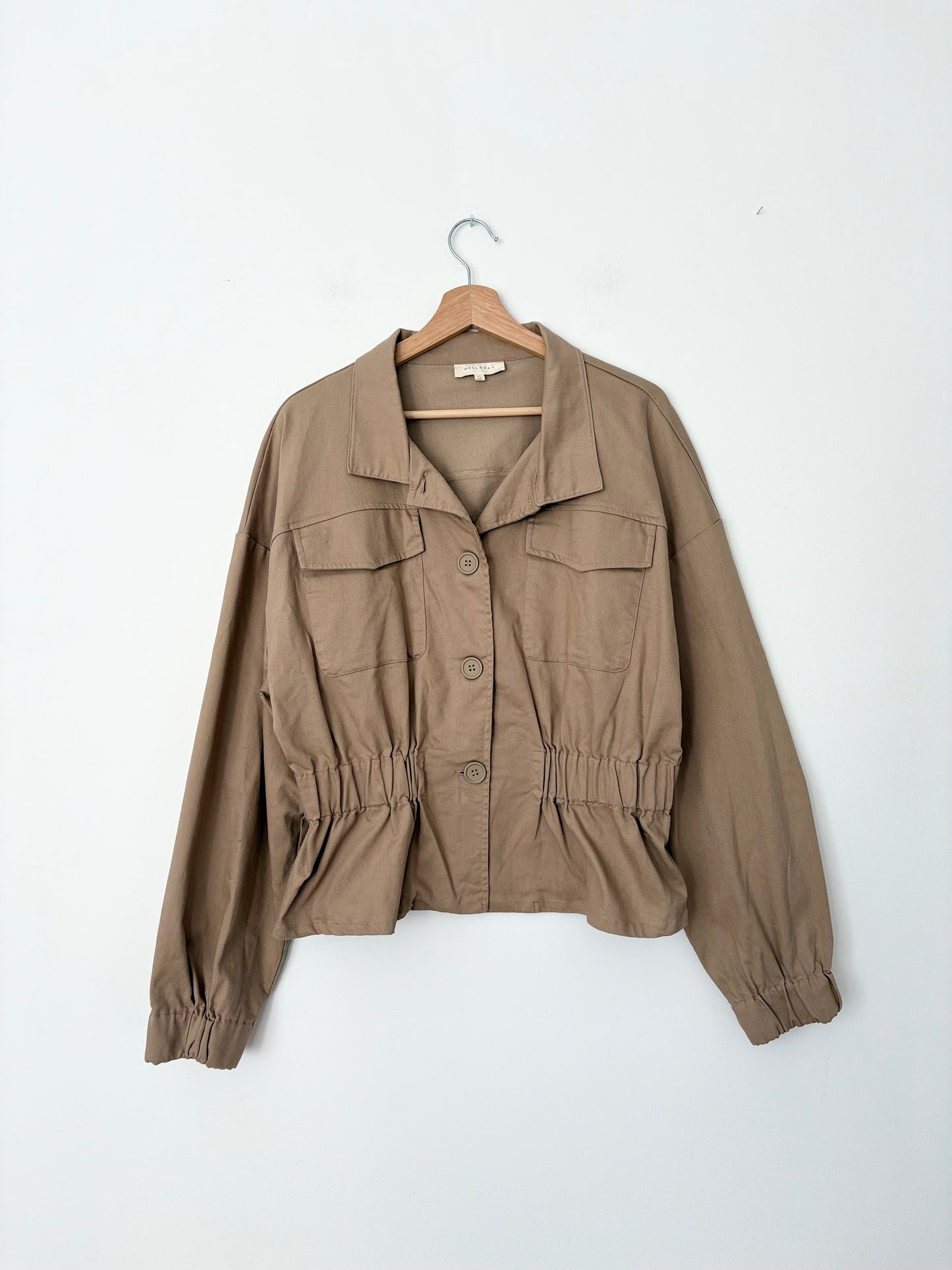 Veste en jean cintrée à taille Melloday XL