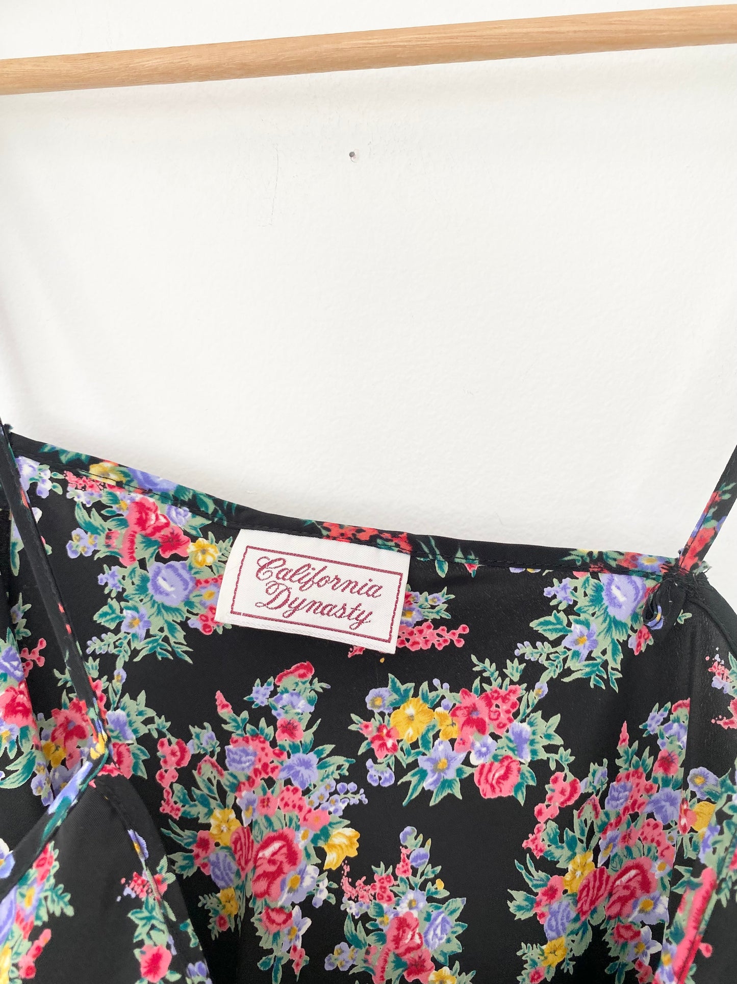 Vintage floral slip dress