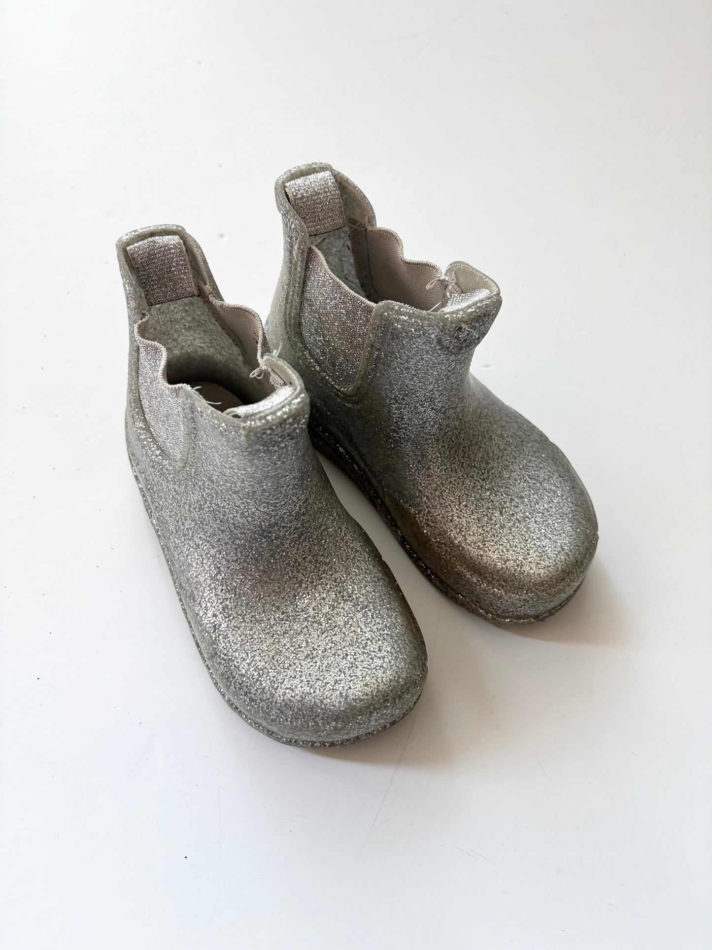 Zara glitter rainboots US10