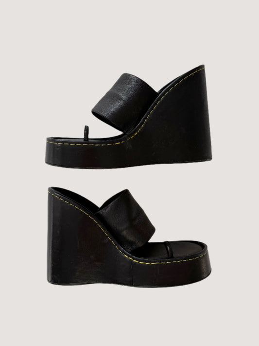 Miista Sancha Platform Leather sandals EUR37