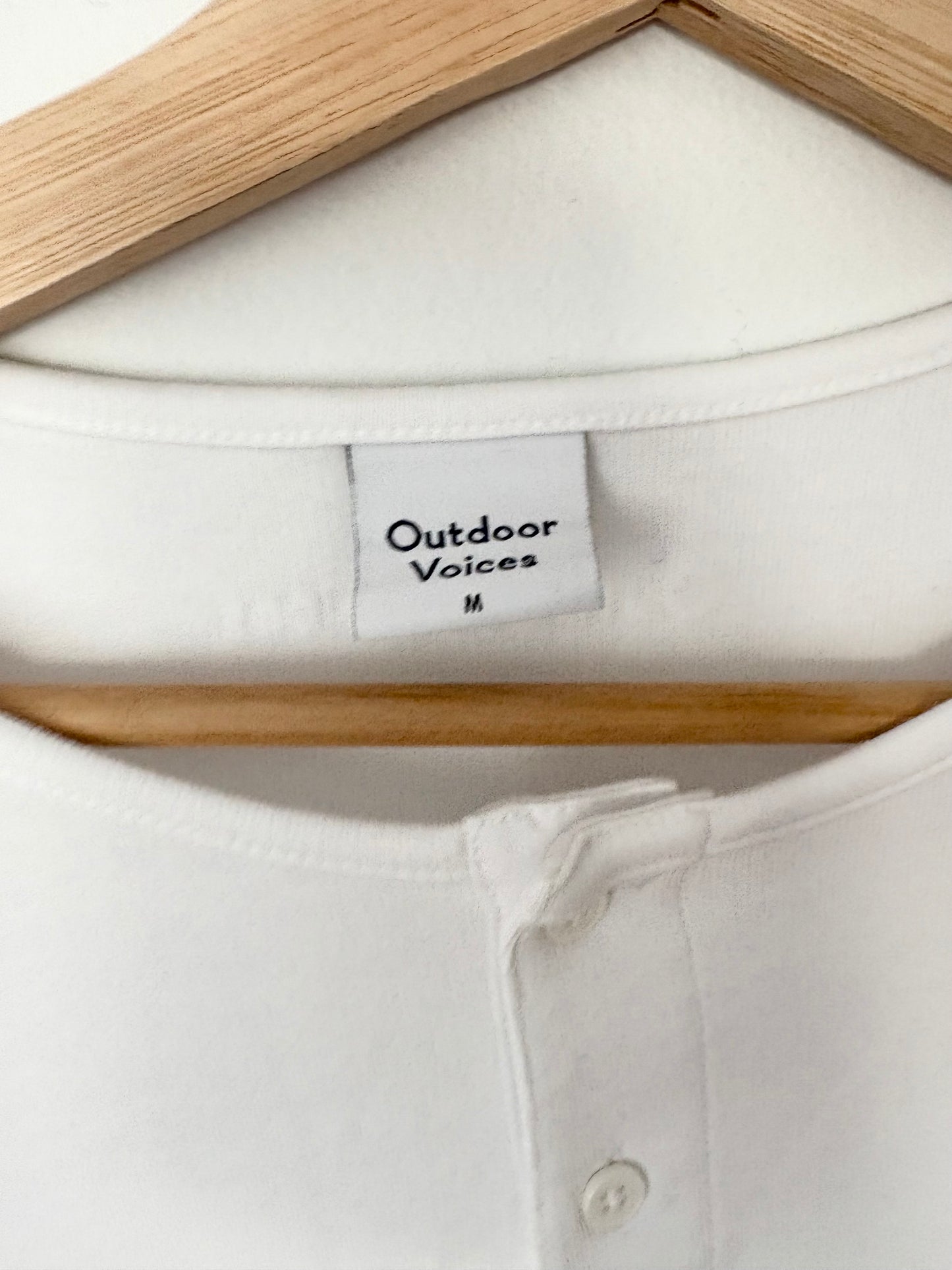 Outdoor Voices Henley long sleeve shirt M/L