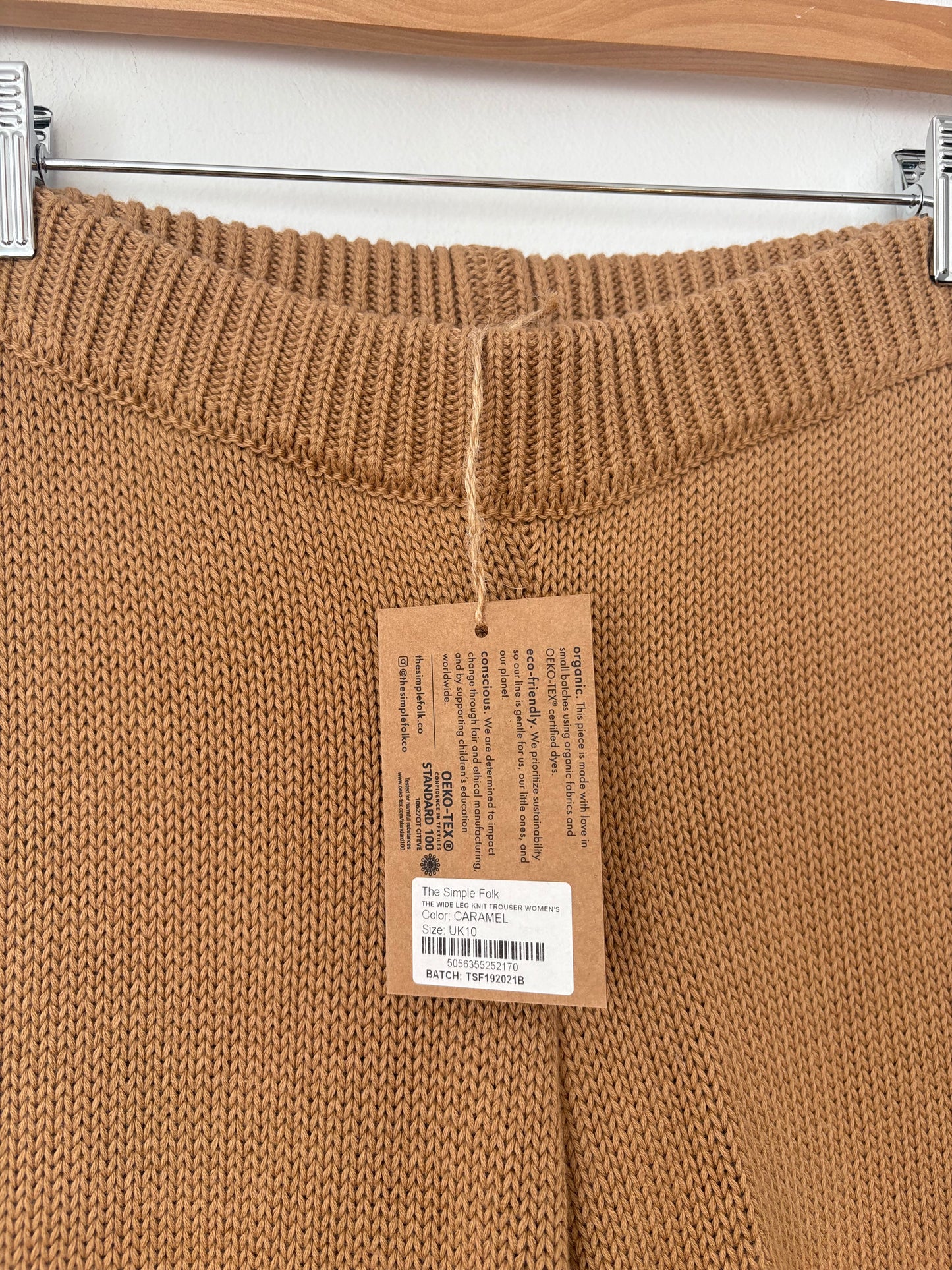The simple folk wide leg knit trousers *Multiple sizes*