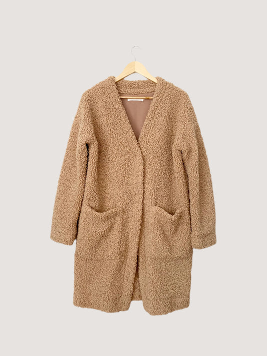 ASTR The Label faux shearling teddy coat Small