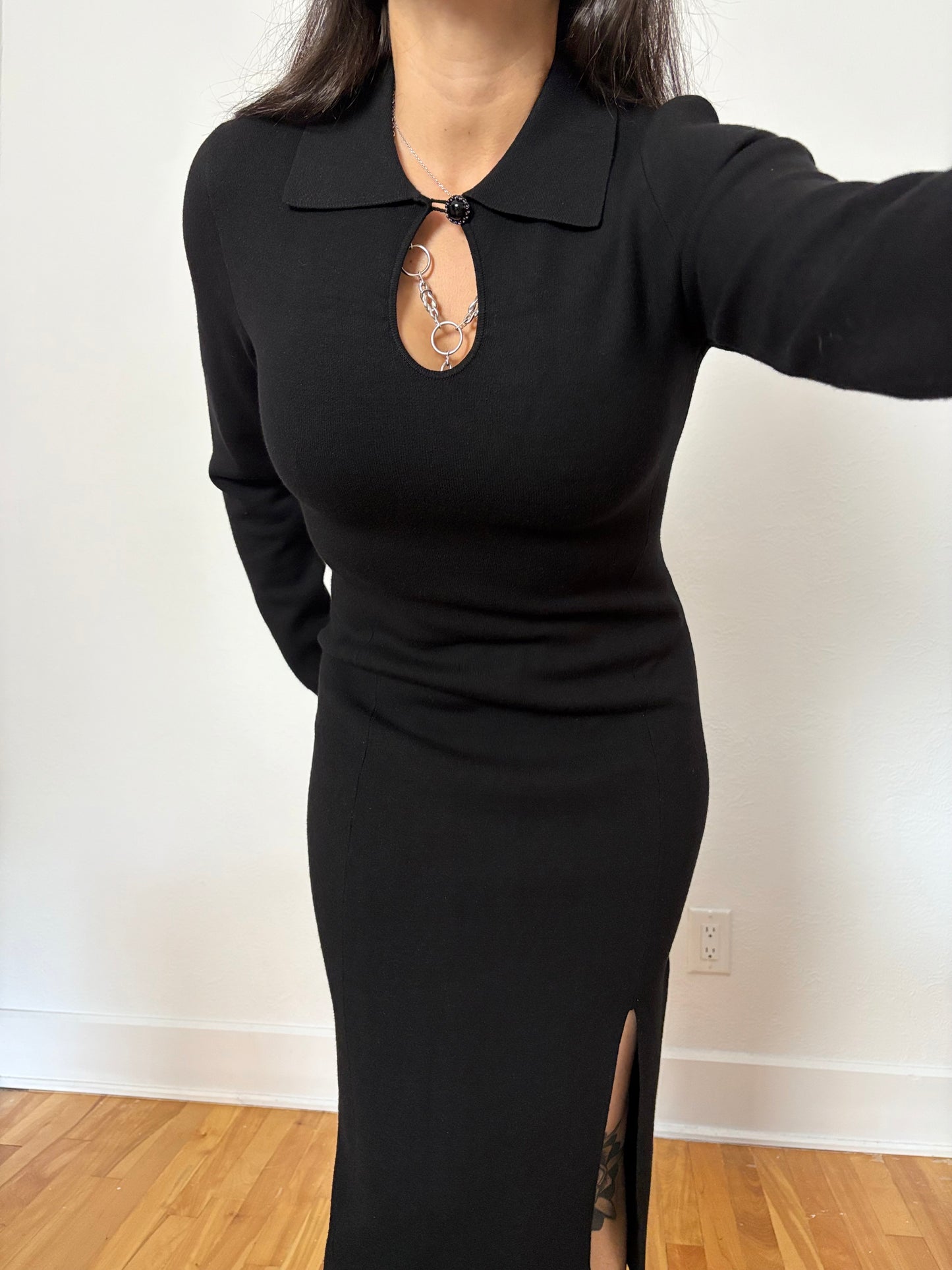 The kooples knitted midi dress Medium