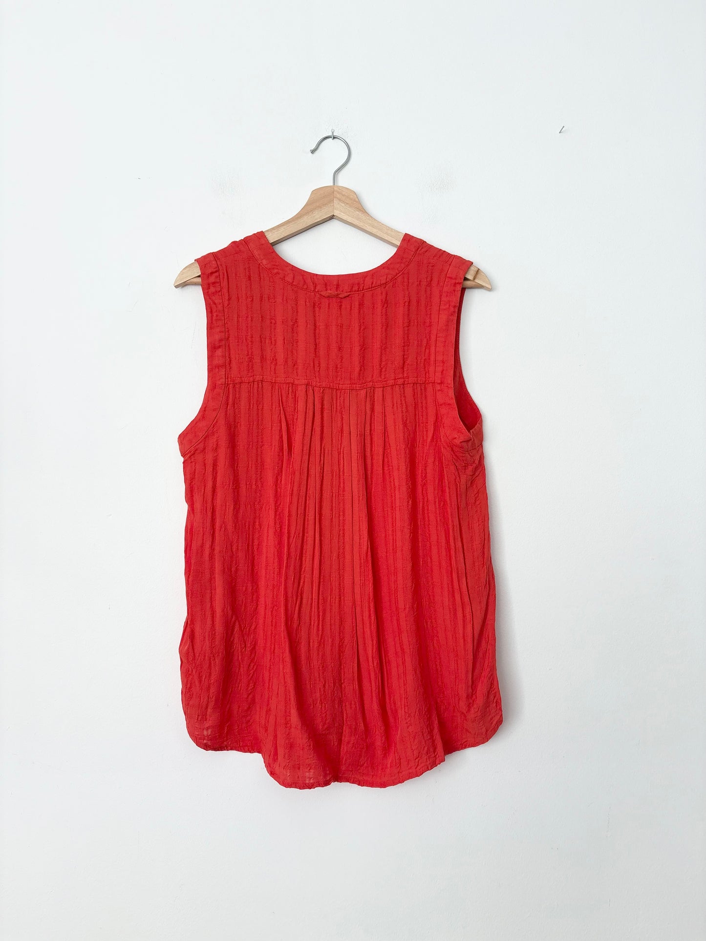 Anthropologie Maeve sunseeker textured sleeveless blouse Large