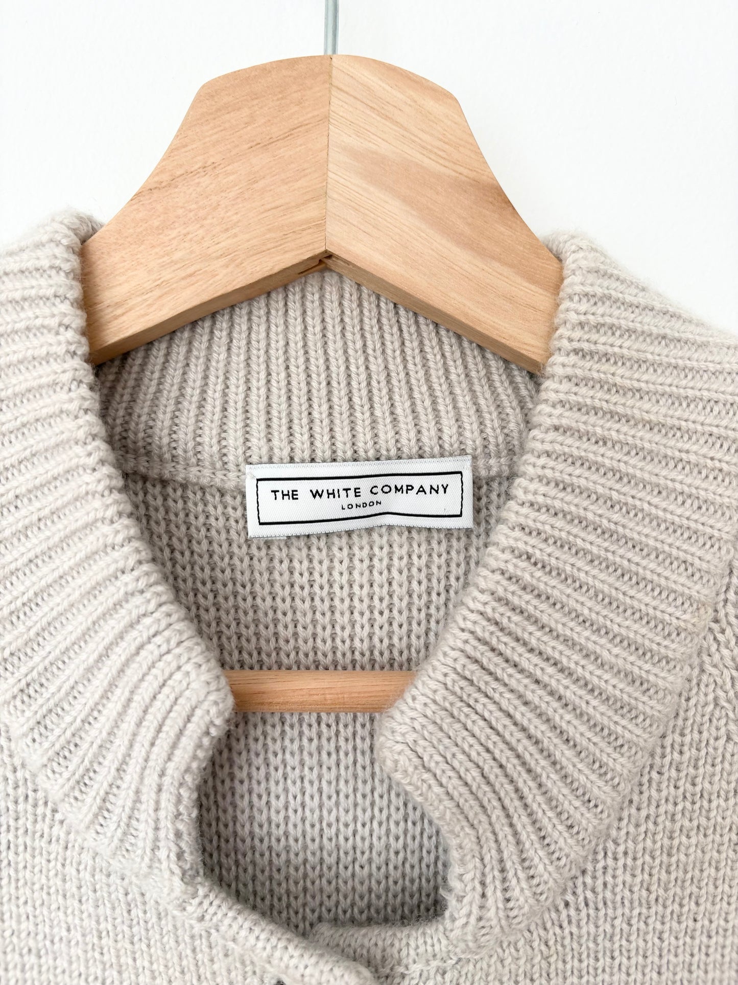 The white company merino wool sleeveless cardigan Small