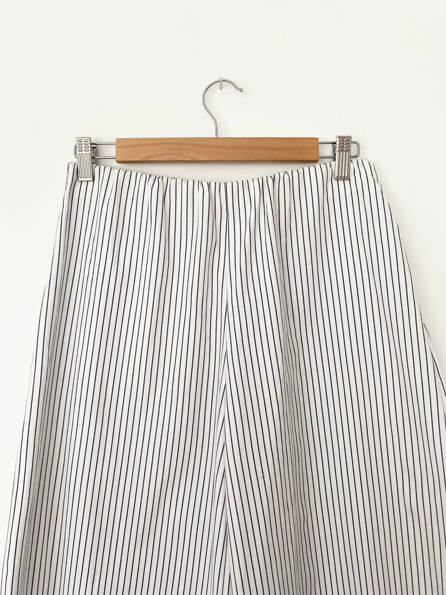 Zara wide leg stripe pants Medium