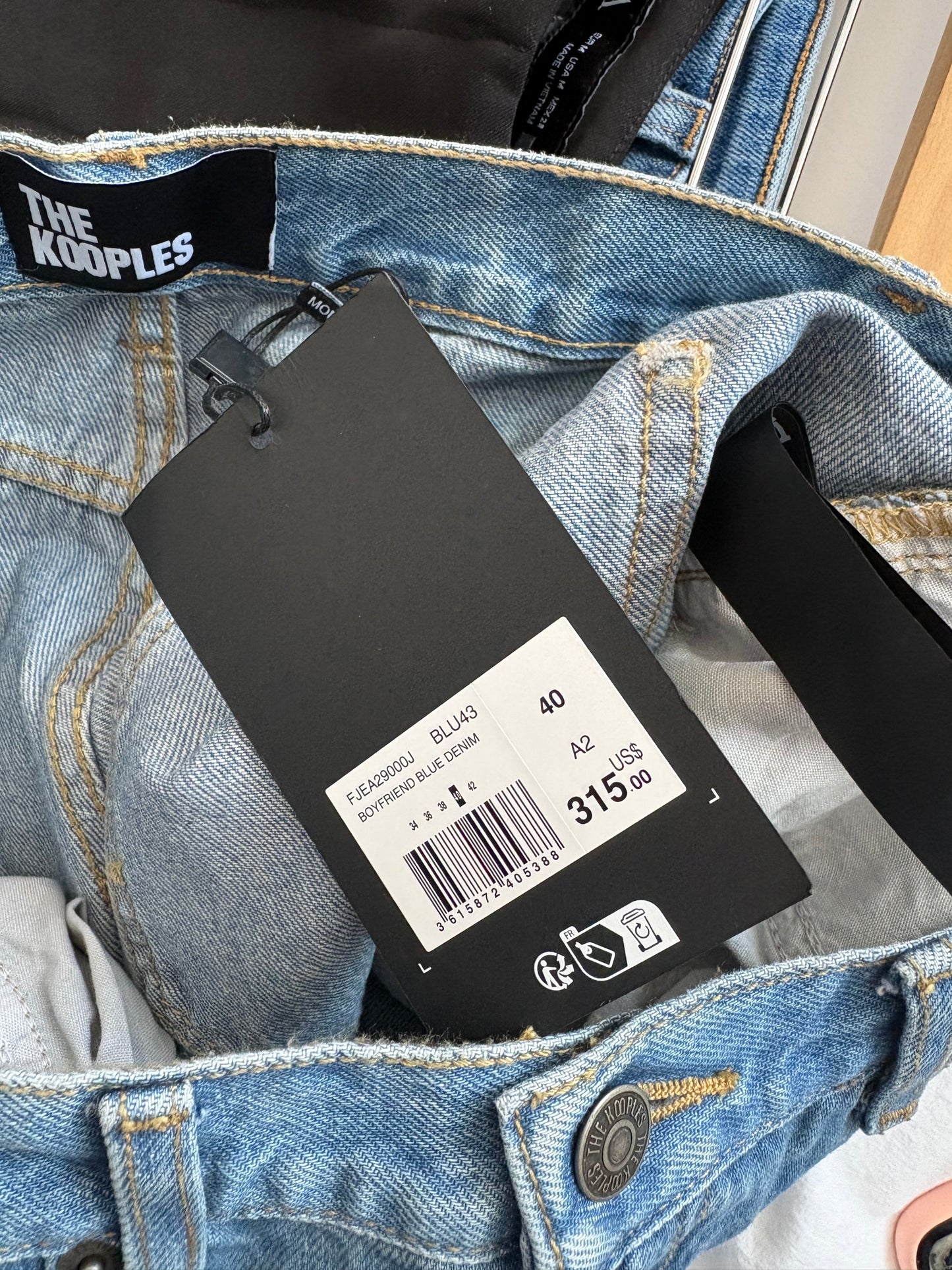 Jean boyfriend bleu The Kooples W28/29