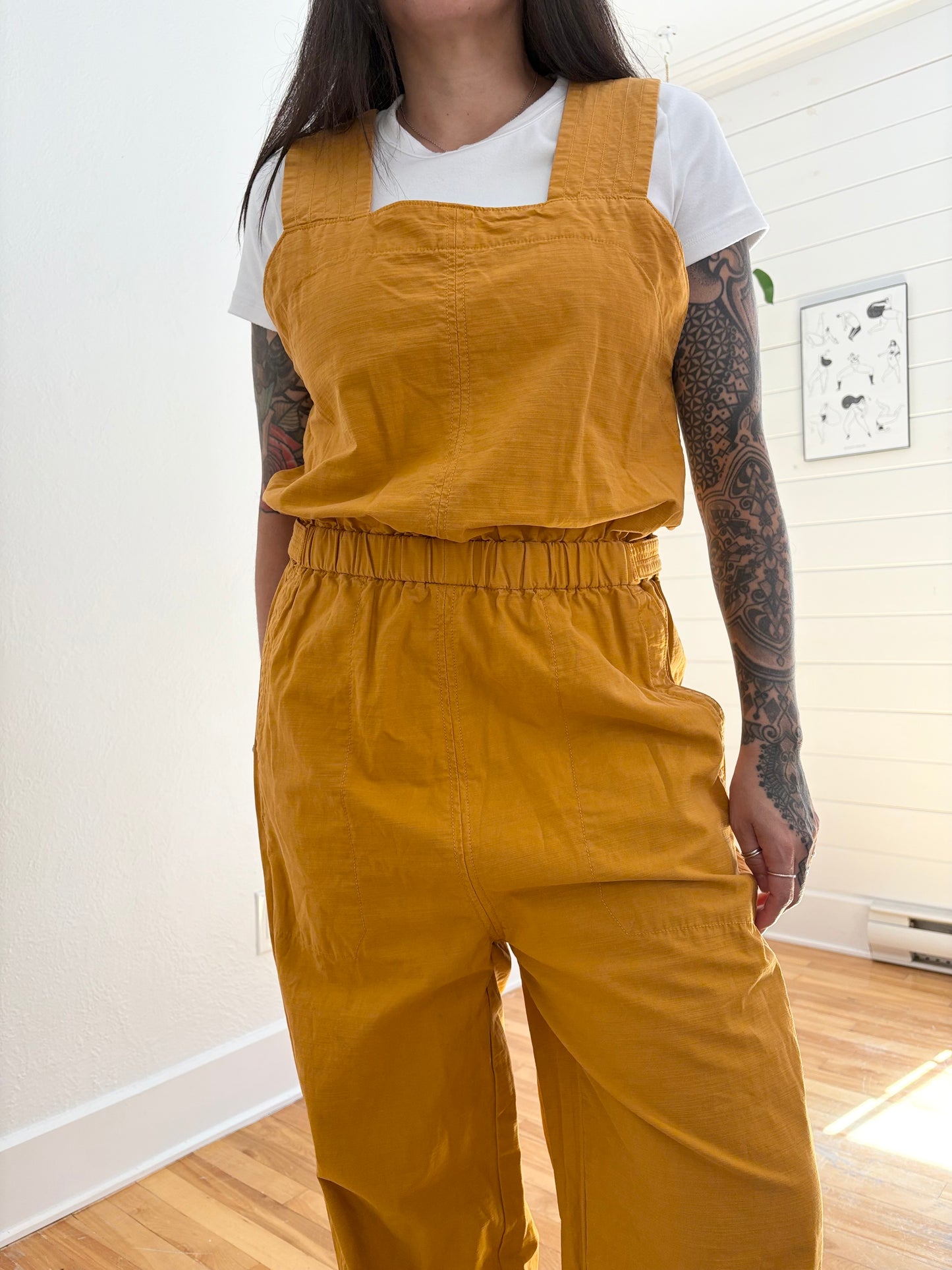 Everlane the fatigue apron jumpsuit M/L