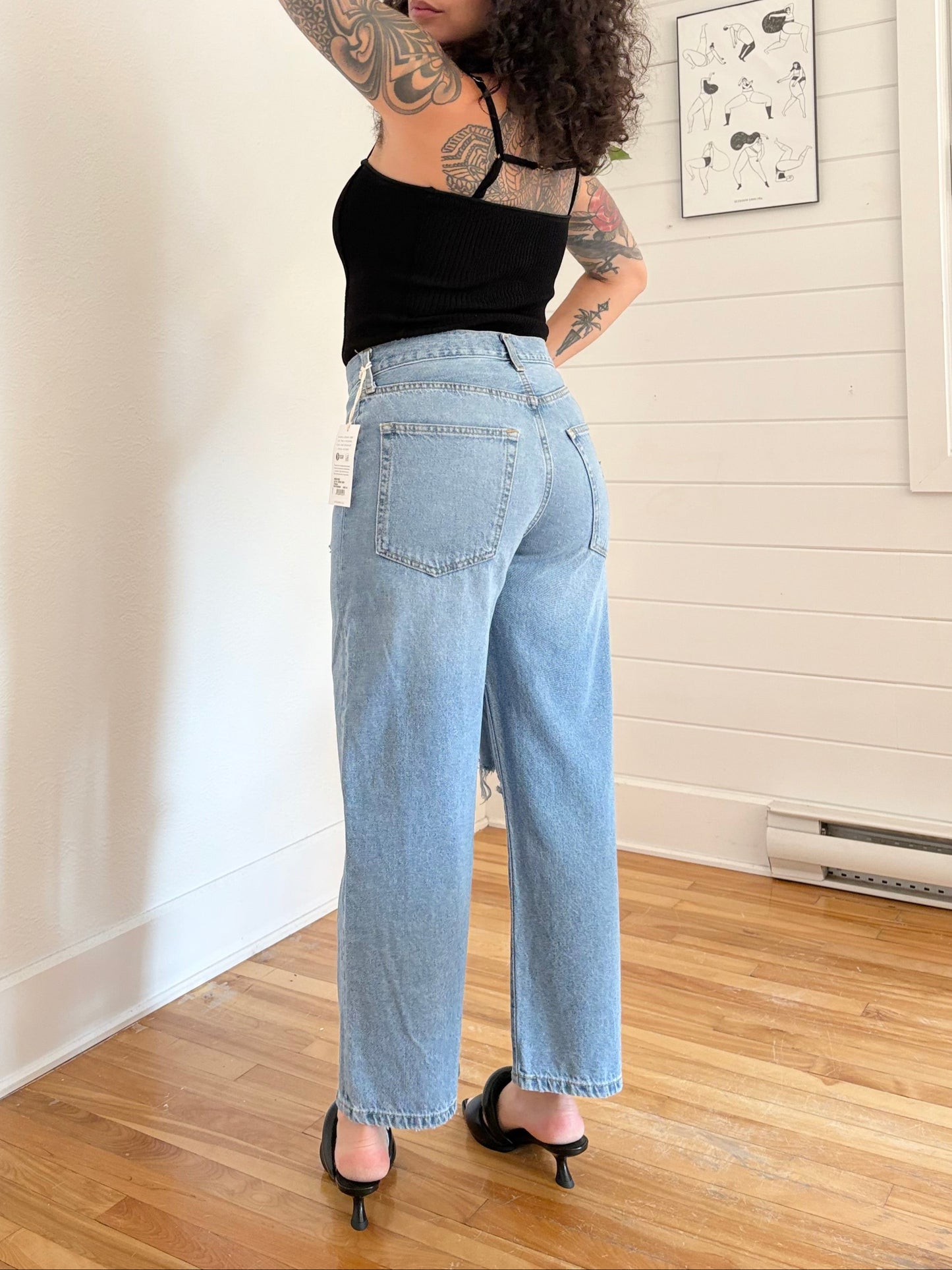 Etica altin loose crop jeans W28