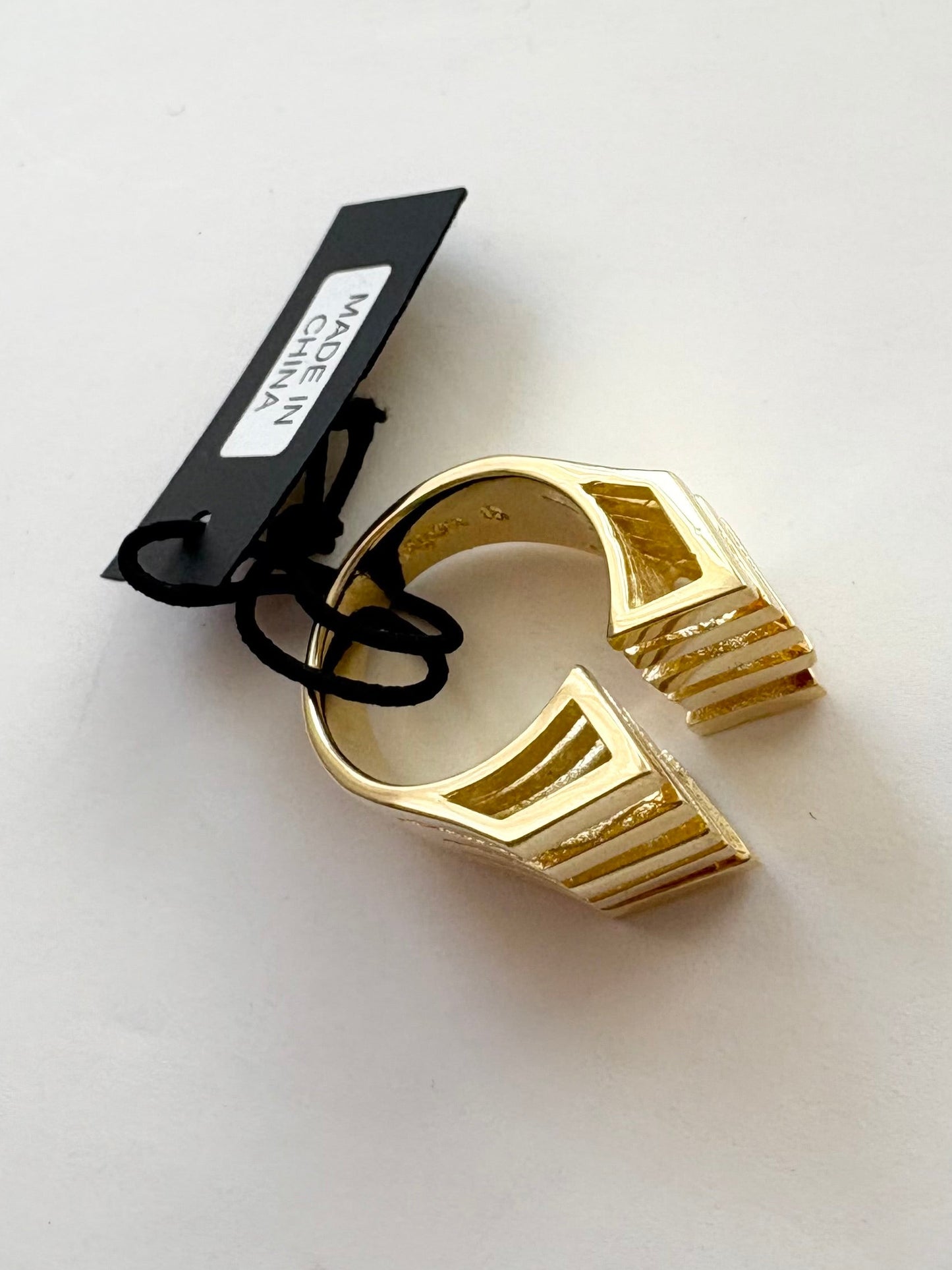 Noir NYC Valerie caged ring