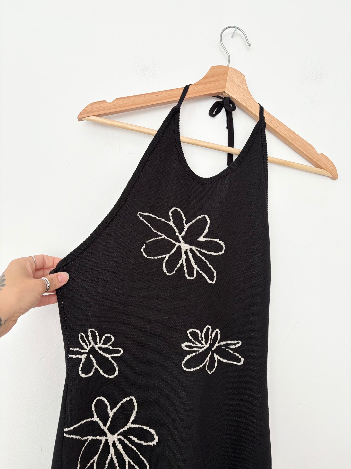 Love + Harmony halterneck knit dress S/M