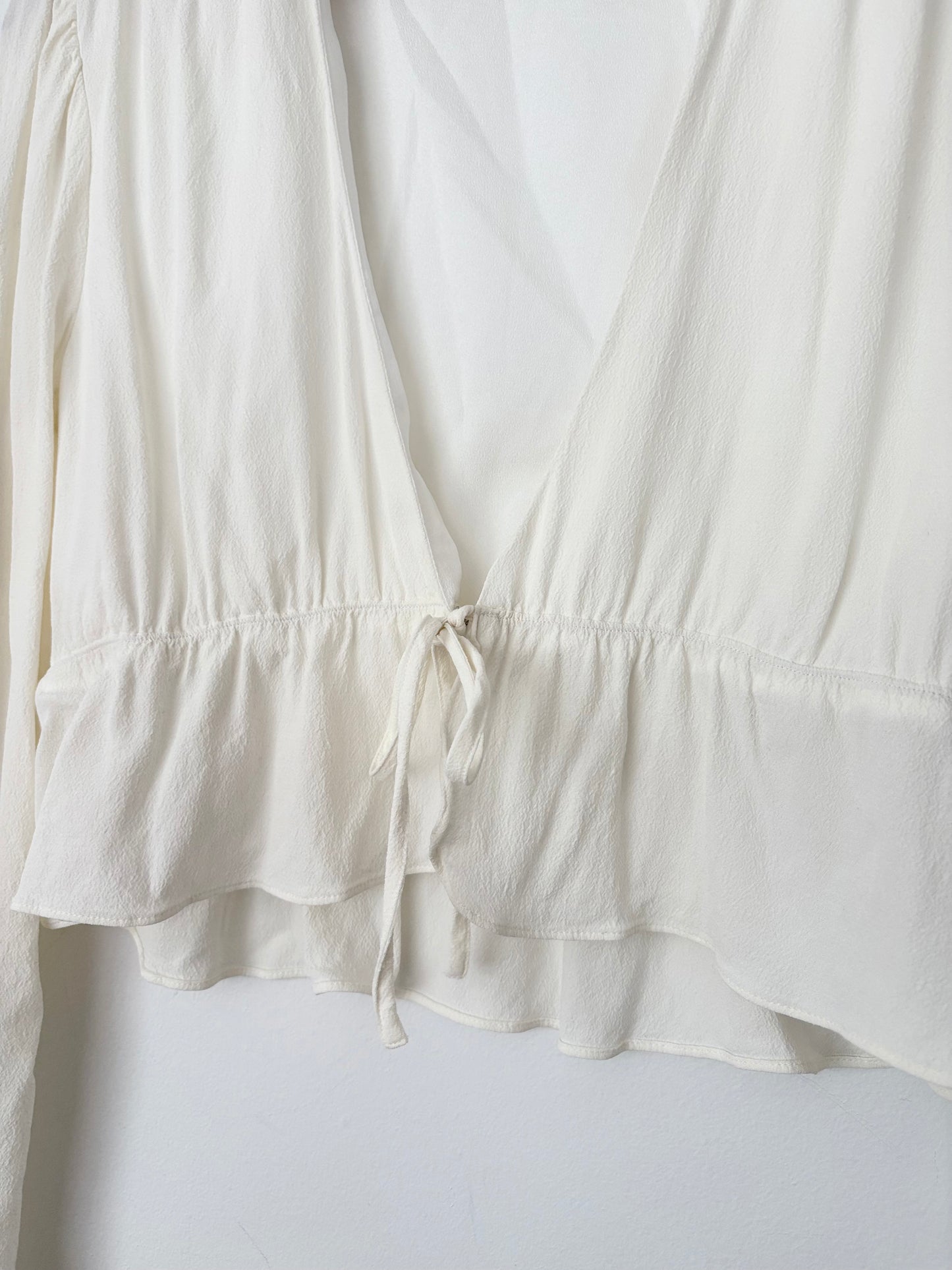 Sunday Best Kimberly tie-front blouse Medium