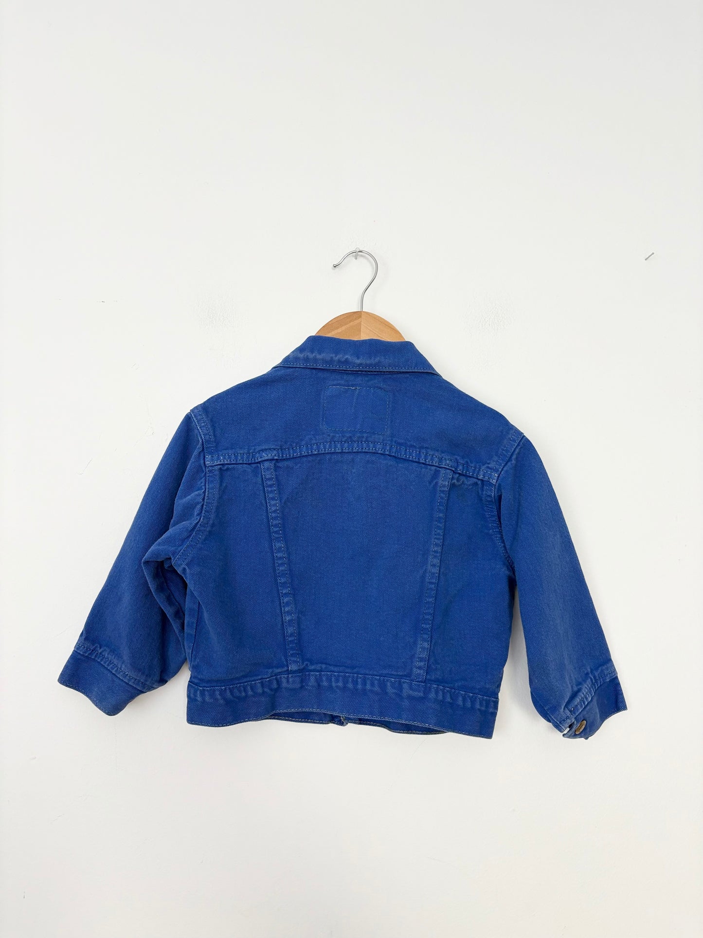 Vintage blue denim levis jacket 3/4Y