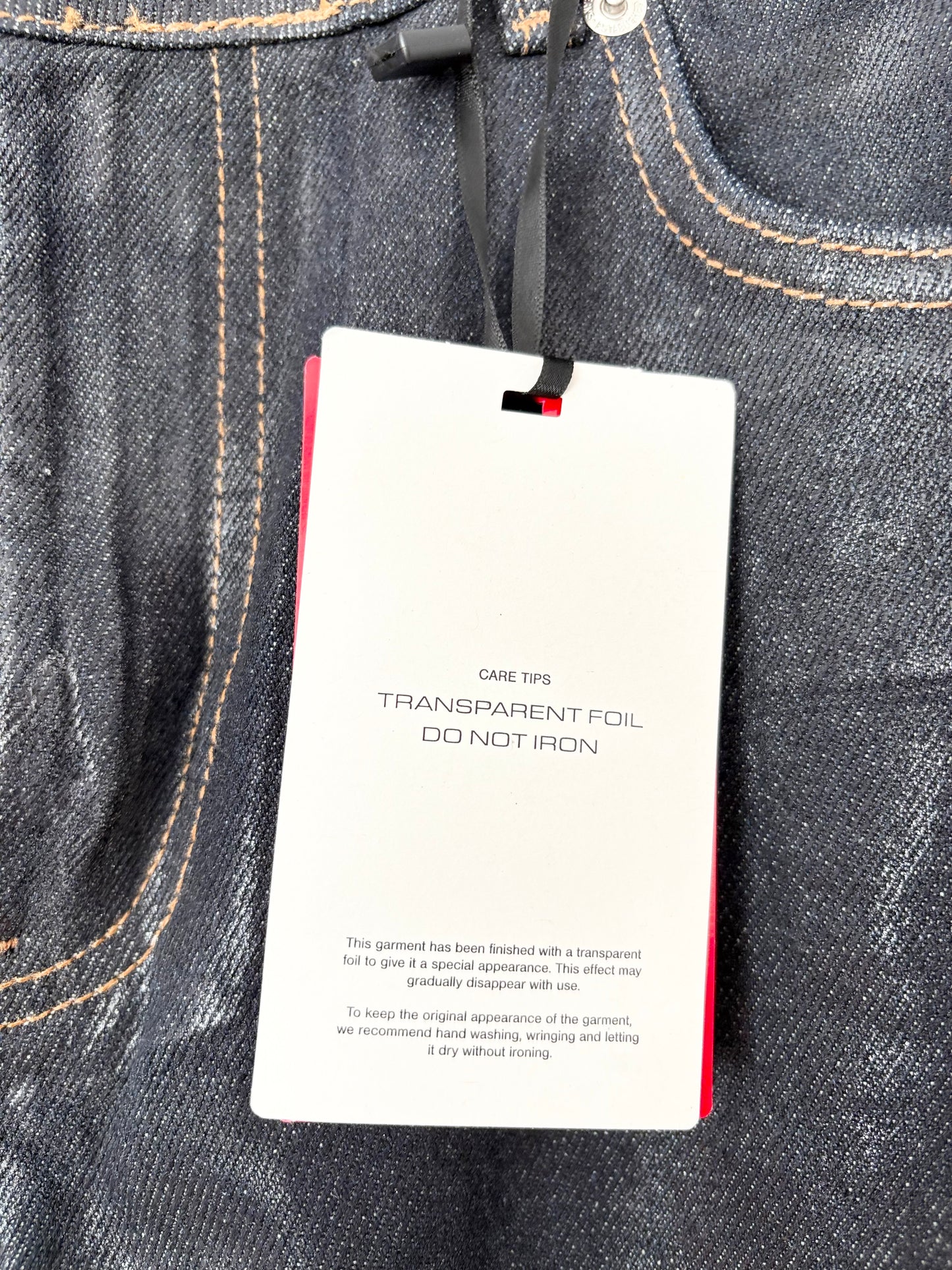 Jean droit Mango à effet métallisé Medium