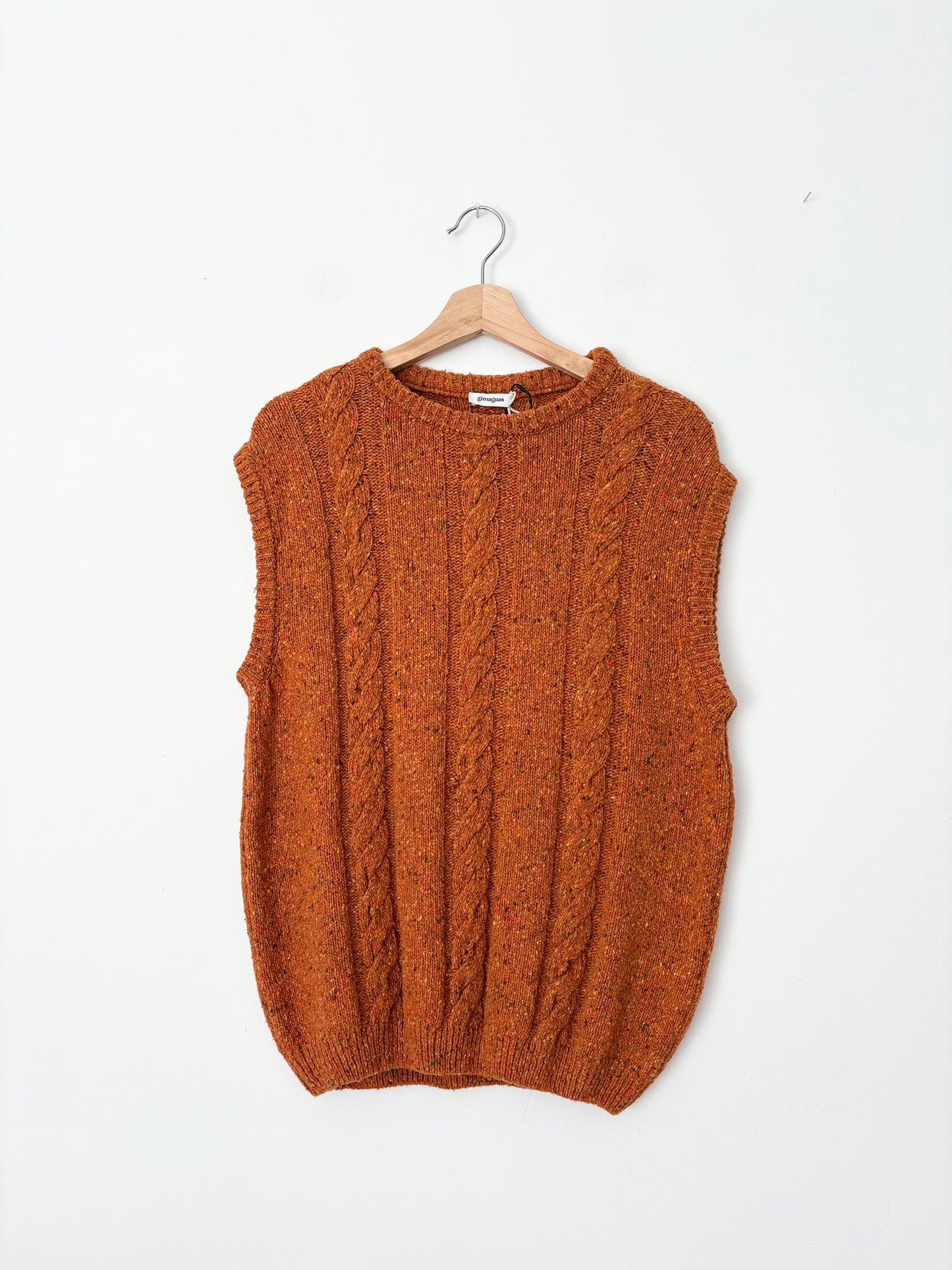 Gimaguas rodeo wool knit vest Large