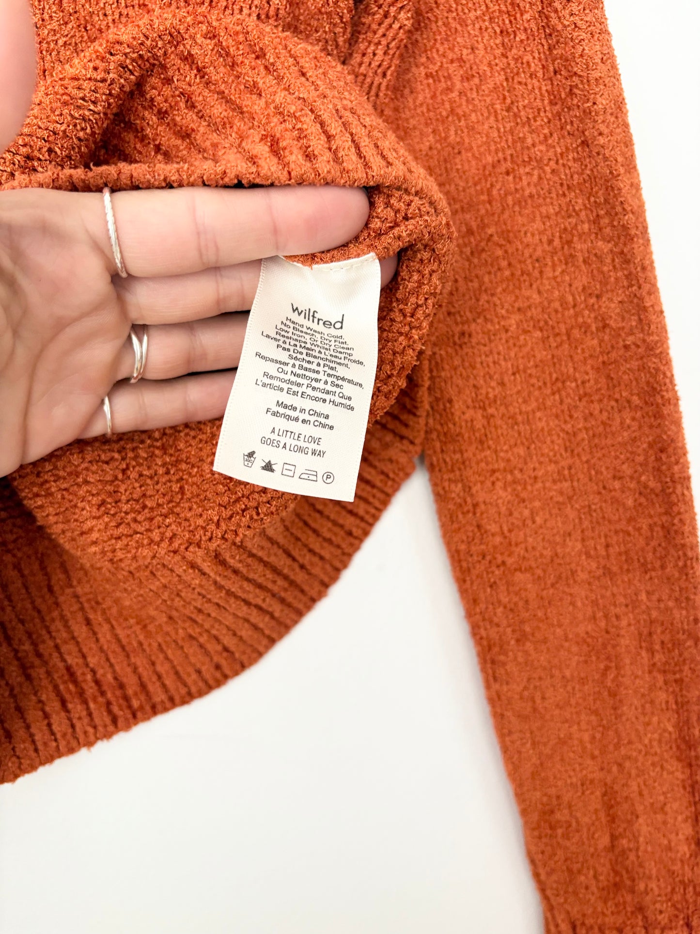 Wilfred corteta chenille sweater Small