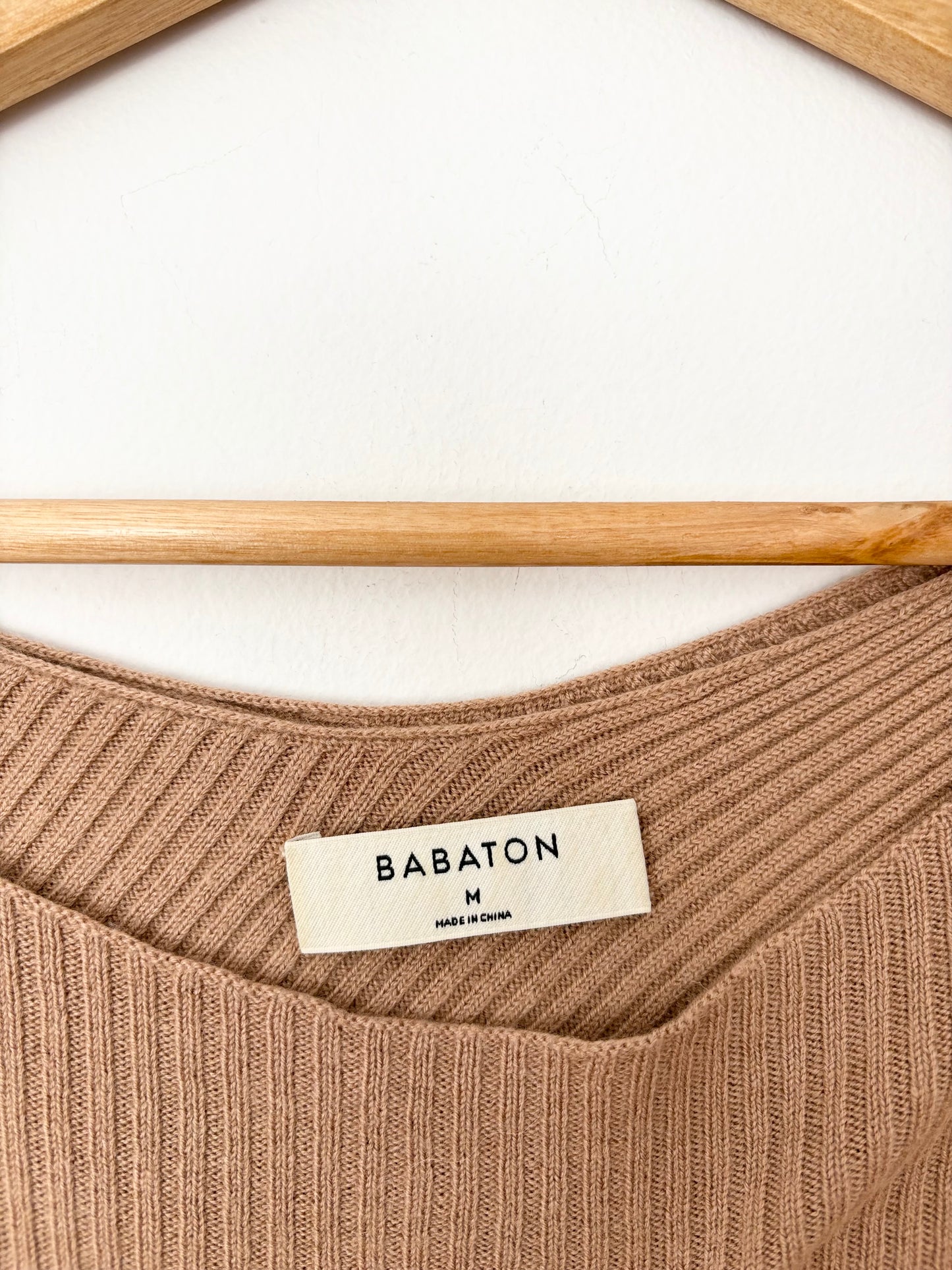 Babaton Kitano linen/wool blend crossback sweater Medium