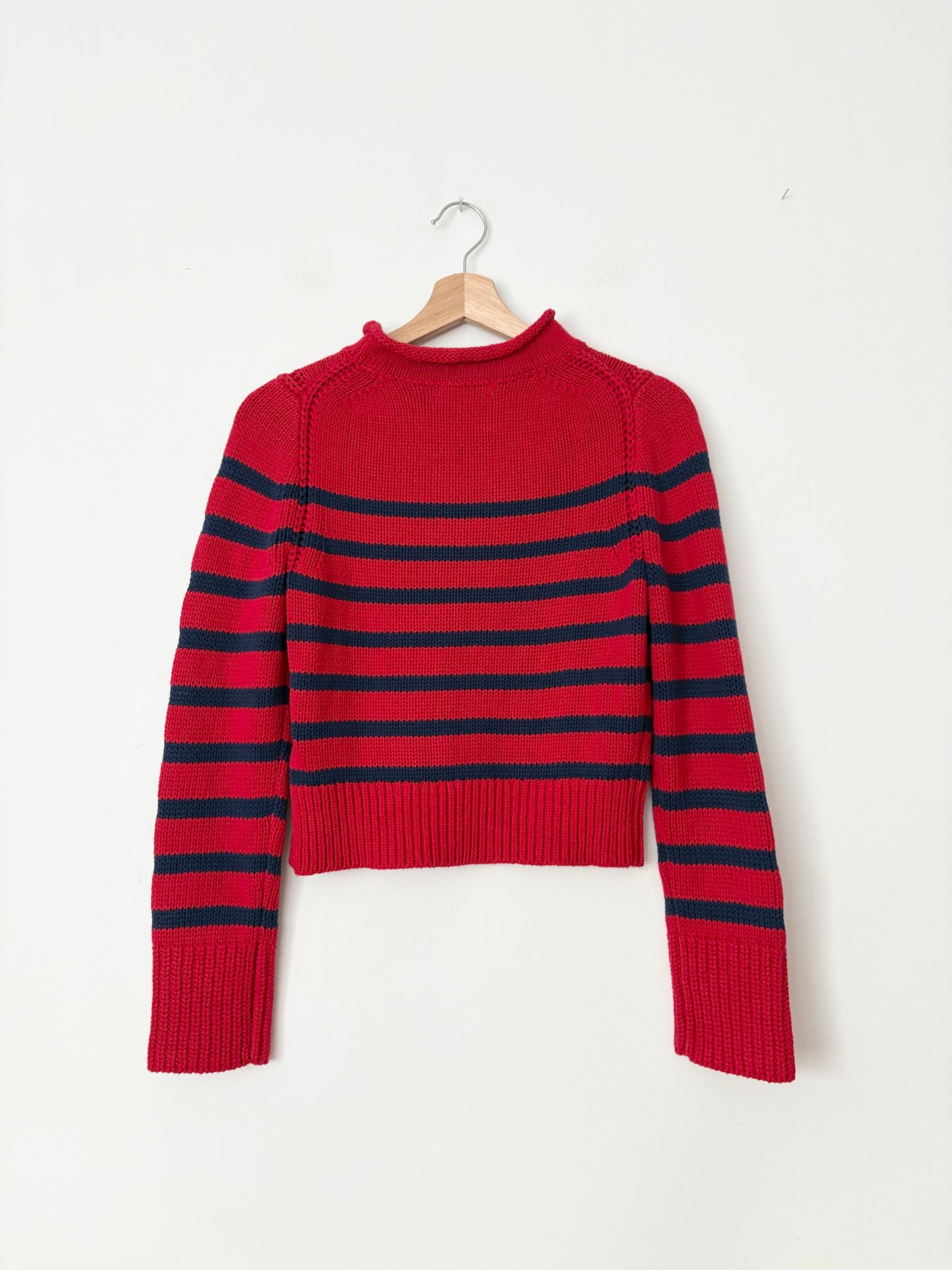 Pull col roulé en coton J.Crew Heritage, taille S
