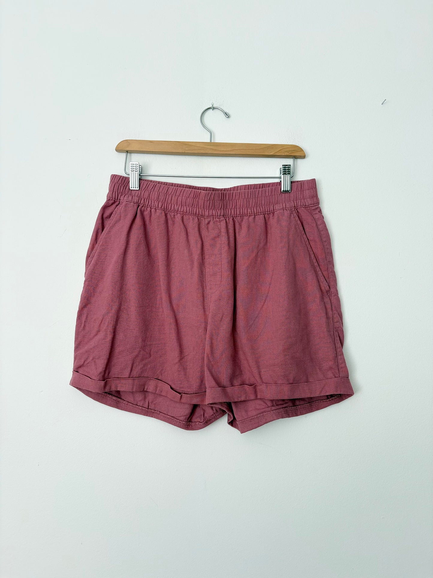 Short rose en mélange de lin Frank & Oak S/M