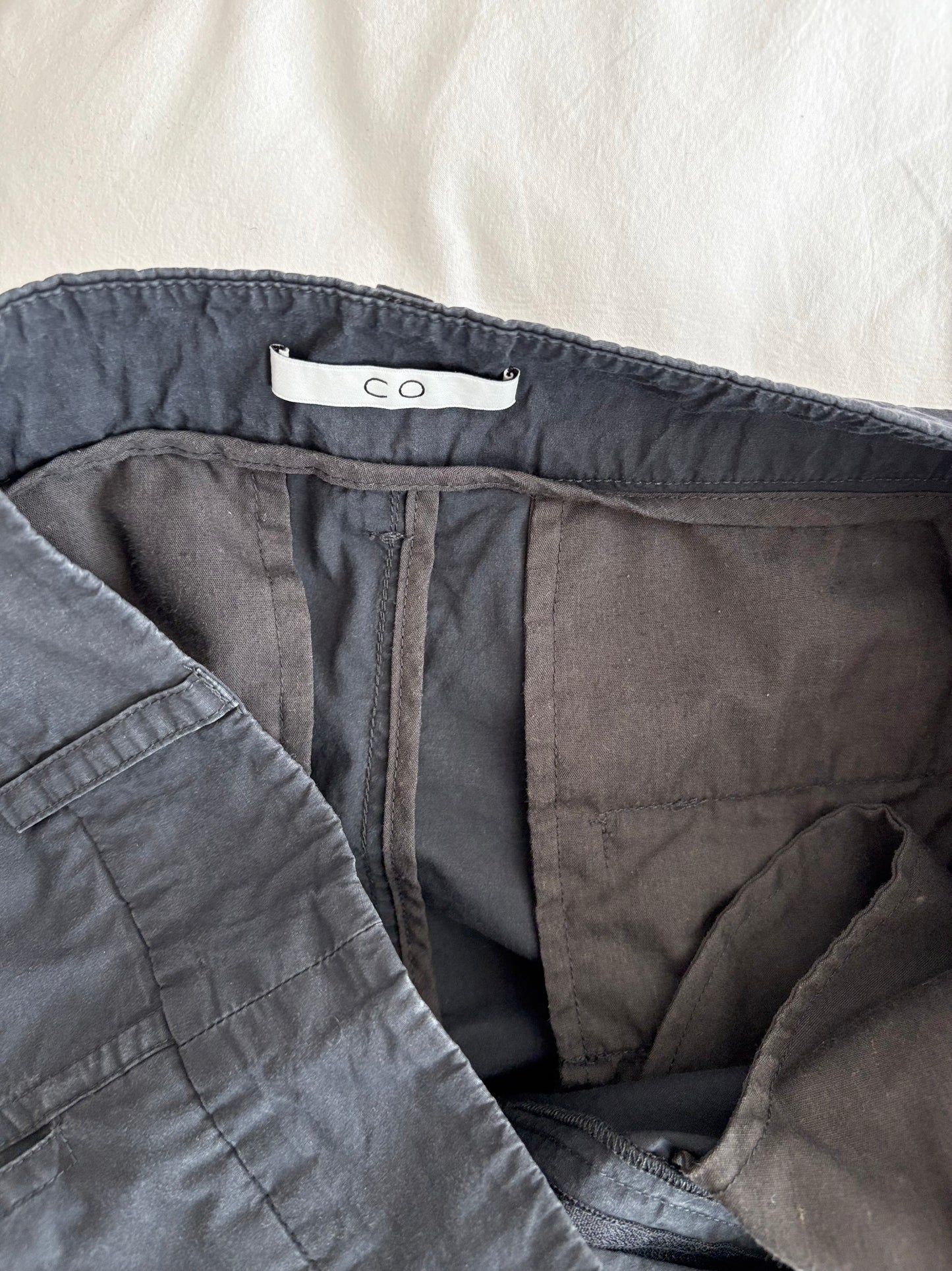 CO black balloon chino trousers Large