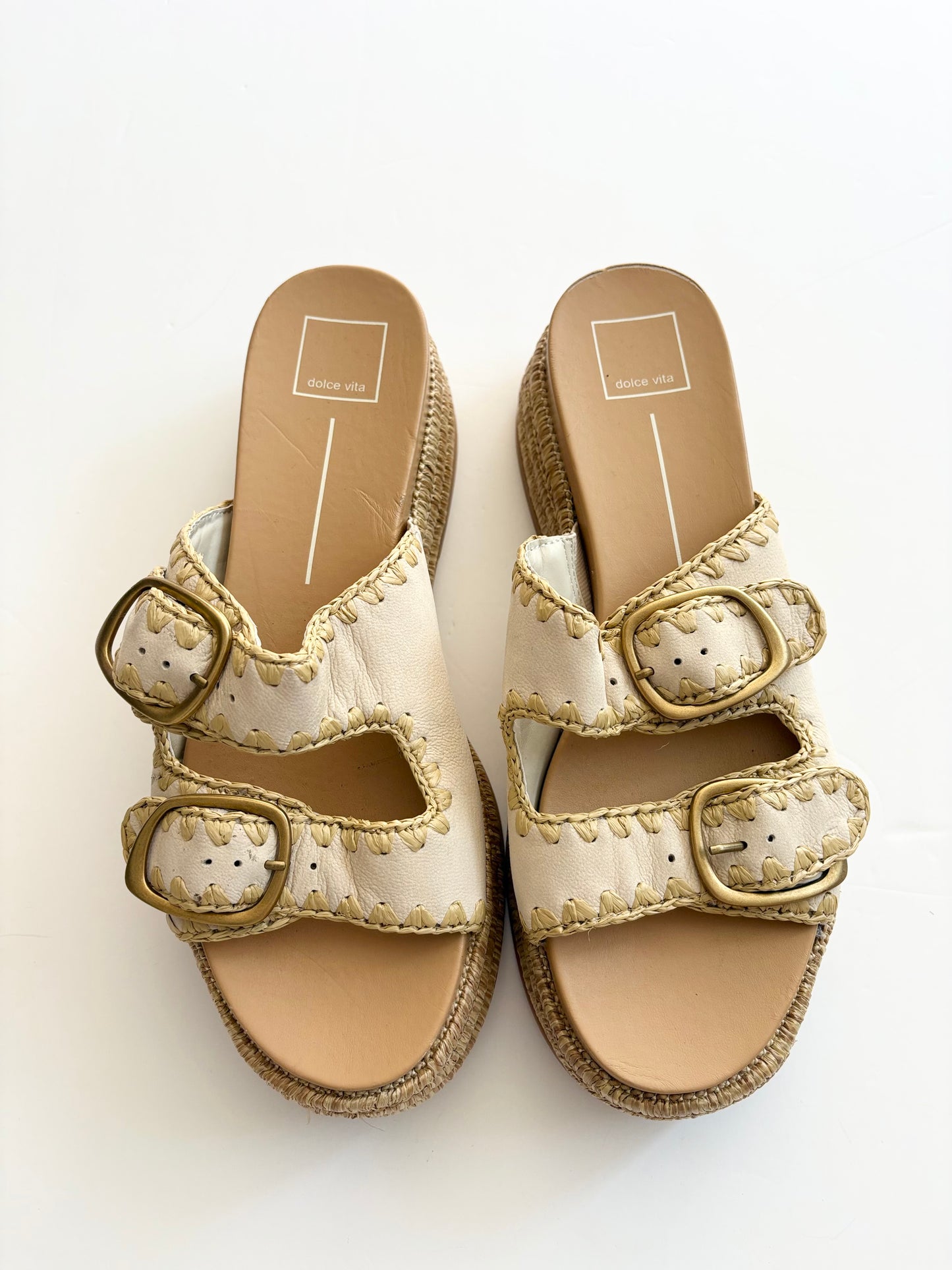Dolce Vita Wanika raffia sandals US10